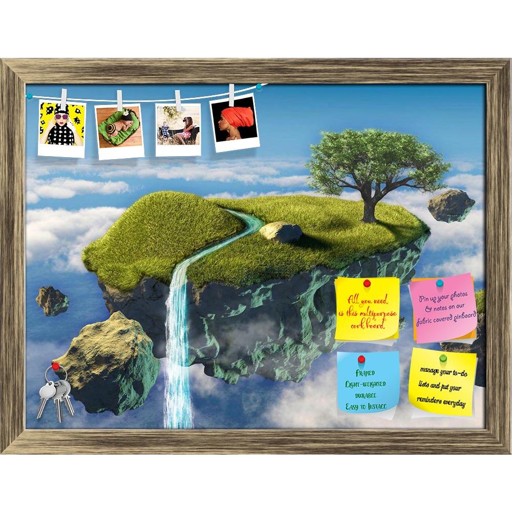 ArtzFolio Small Island Floating In The Sky Printed Bulletin Board Notice Pin Board Soft Board | Framed-Bulletin Boards Framed-AZSAO50824426BLB_FR_L-Image Code 5005576 Vishnu Image Folio Pvt Ltd, IC 5005576, ArtzFolio, Bulletin Boards Framed, Fantasy, Kids, Landscapes, Digital Art, small, island, floating, in, the, sky, printed, bulletin, board, notice, pin, soft, framed, 3d, abstract, background, blue, cloud, concept, design, earth, eco, fiction, fictional, float, globe, grass, green, ground, high, illustra