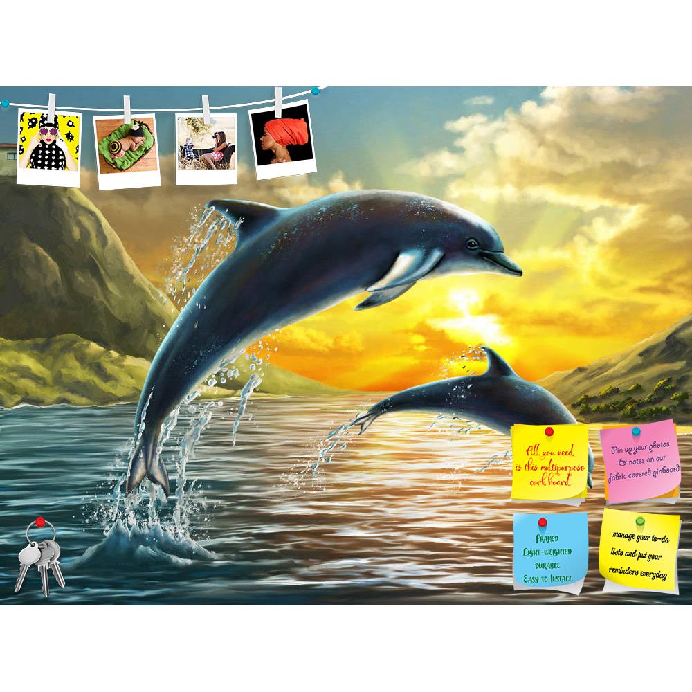 ArtzFolio Dolphins Jumping Out Of Sea Printed Bulletin Board Notice Pin Board Soft Board | Frameless-Bulletin Boards Frameless-AZSAO50824427BLB_FL_L-Image Code 5005577 Vishnu Image Folio Pvt Ltd, IC 5005577, ArtzFolio, Bulletin Boards Frameless, Animals, Kids, Digital Art, dolphins, jumping, out, of, sea, printed, bulletin, board, notice, pin, soft, frameless, two, beautiful, sunset, digital, painting, action, animal, background, beauty, blue, bottlenose, bright, clouds, colorful, diving, dolphin, fish, flo
