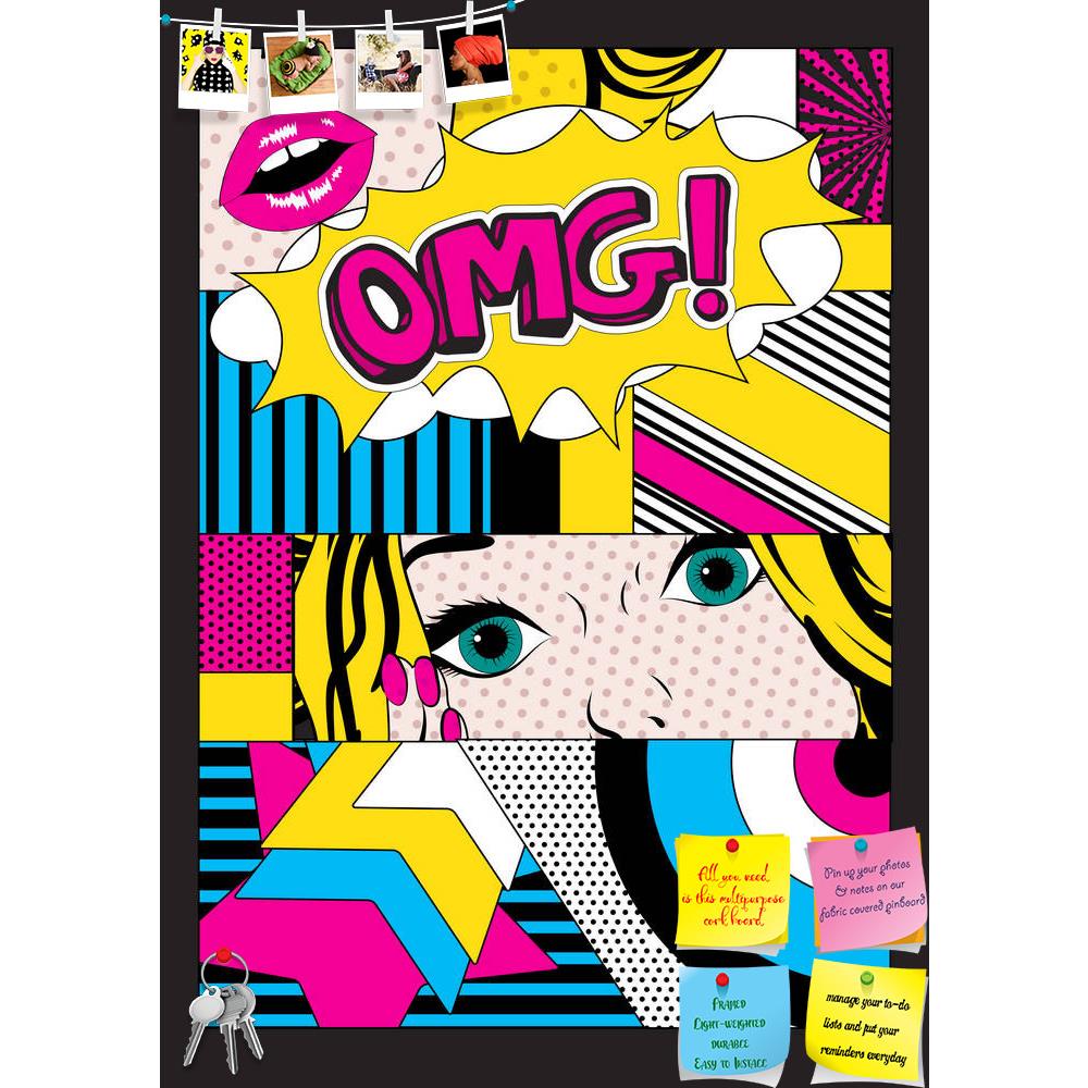 ArtzFolio Pop Art Printed Bulletin Board Notice Pin Board Soft Board | Frameless-Bulletin Boards Frameless-AZSAO50925553BLB_FL_L-Image Code 5005578 Vishnu Image Folio Pvt Ltd, IC 5005578, ArtzFolio, Bulletin Boards Frameless, Pop Art, Quotes, Digital Art, pop, art, printed, bulletin, board, notice, pin, soft, frameless, comic, style, pin up board, push pin board, extra large cork board, big pin board, notice board, small bulletin board, cork board, wall notice board, giant cork board, bulletin board, office