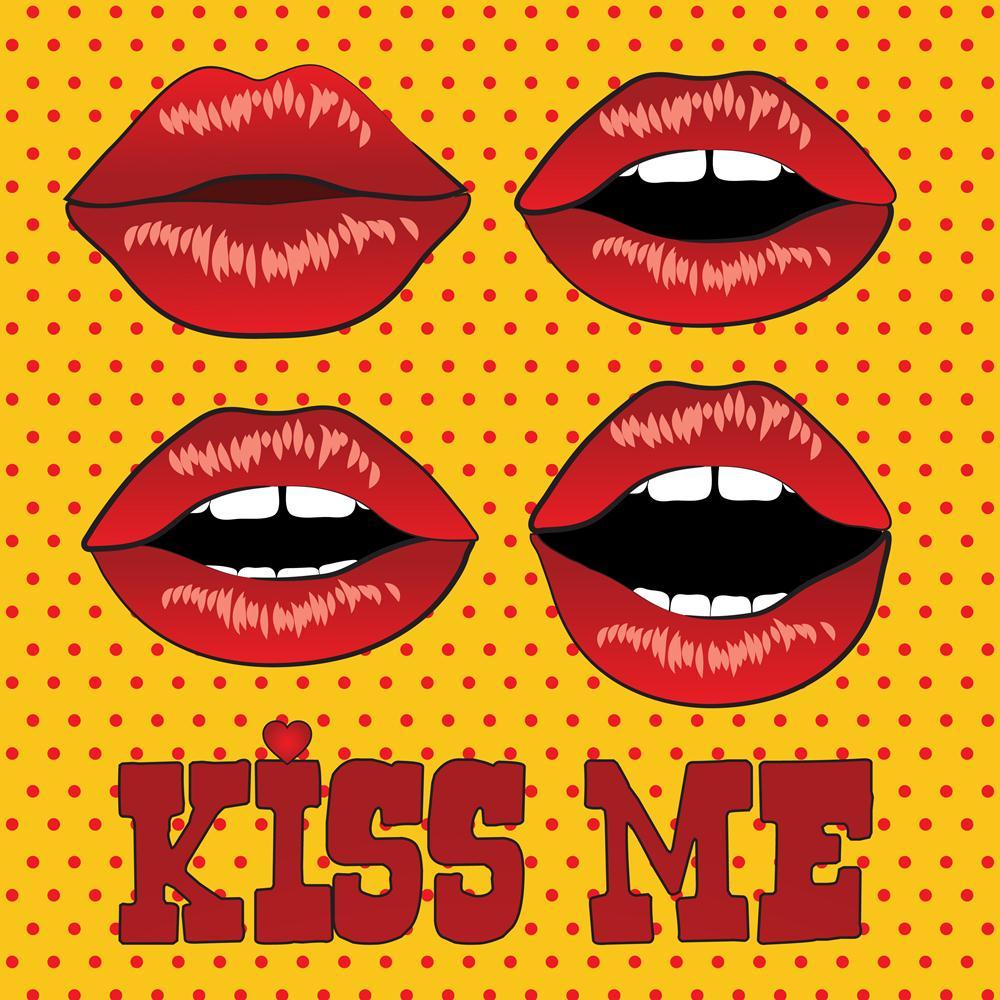 Retro Lips Pop Art Canvas Painting Synthetic Frame-Paintings MDF Framing-AFF_FR-IC 5005580 IC 5005580, Animated Cartoons, Art and Paintings, Calligraphy, Caricature, Cartoons, Comedy, Comics, Dots, Drawing, Humor, Humour, Icons, Illustrations, Pop Art, Retro, Signs, Signs and Symbols, Text, lips, pop, art, canvas, painting, synthetic, frame, cartoon, comic, cool, design, element, explosion, expression, female, feminine, fun, girl, glossy, happy, icon, illustrated, illustration, kiss, label, lip, lipstick, m