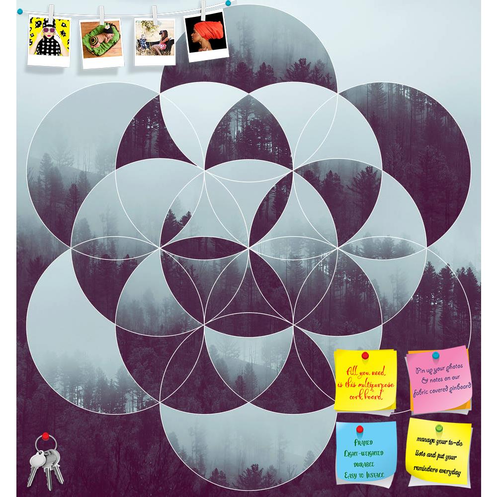 ArtzFolio Forest & The Flower Of Life Printed Bulletin Board Notice Pin Board Soft Board | Frameless-Bulletin Boards Frameless-AZSAO51110810BLB_FL_L-Image Code 5005588 Vishnu Image Folio Pvt Ltd, IC 5005588, ArtzFolio, Bulletin Boards Frameless, Abstract, Digital Art, forest, the, flower, of, life, printed, bulletin, board, notice, pin, soft, frameless, background, card, nature, collage, mosaic, geometric, mystical, mountain, symbol, esoteric, design, sacred, geometry, cloud, wood, harmony, concept, circle,