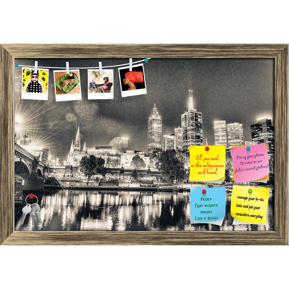 ArtzFolio Stunning Night Skyline Of Melbourne, Australia Printed Bulletin Board Notice Pin Board Soft Board | Framed-Bulletin Boards Framed-AZSAO51379225BLB_FR_L-Image Code 5005596 Vishnu Image Folio Pvt Ltd, IC 5005596, ArtzFolio, Bulletin Boards Framed, Places, Photography, stunning, night, skyline, of, melbourne, australia, printed, bulletin, board, notice, pin, soft, framed, river, reflections, city, yarra, australian, victoria, cityscape, urban, cbd, building, modern, water, dusk, travel, architecture,