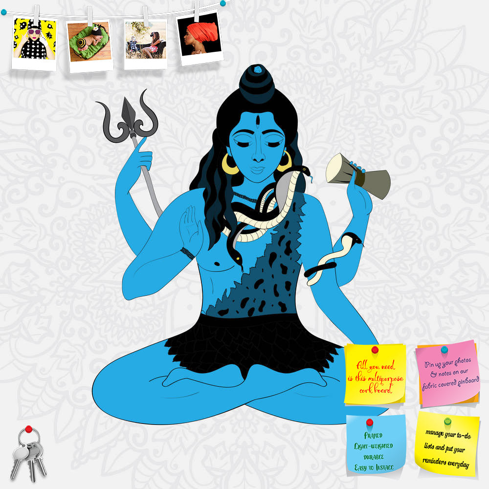 ArtzFolio Lord Shiva Hindu God D2 Printed Bulletin Board Notice Pin Board Soft Board | Frameless-Bulletin Boards Frameless-AZSAO52151972BLB_FL_L-Image Code 5005612 Vishnu Image Folio Pvt Ltd, IC 5005612, ArtzFolio, Bulletin Boards Frameless, Religious, Digital Art, lord, shiva, hindu, god, d2, printed, bulletin, board, notice, pin, soft, frameless, indian, illustration, india, krishna, hinduism, religion, background, culture, asia, gods, art, yoga, spirituality, symbol, snake, meditation, festival, faith, m