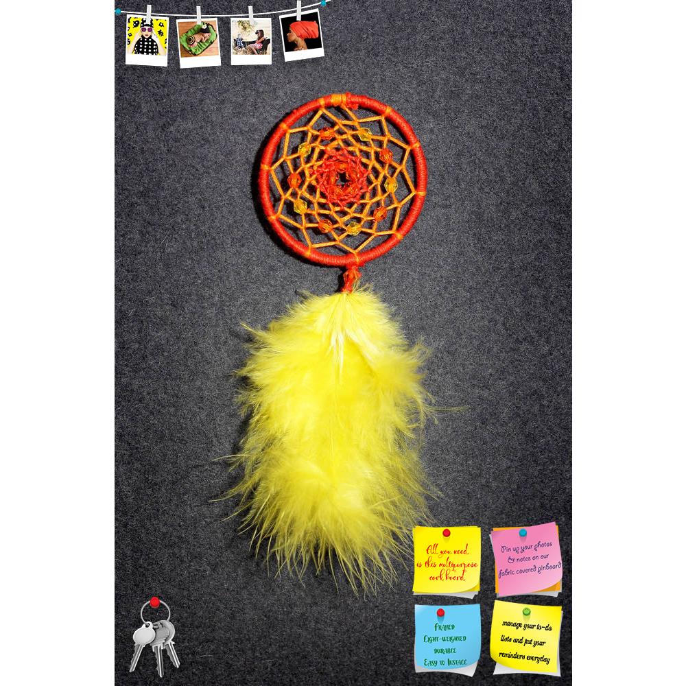 ArtzFolio Dreamcatcher Art D1 Printed Bulletin Board Notice Pin Board Soft Board | Frameless-Bulletin Boards Frameless-AZSAO53625864BLB_FL_L-Image Code 5005638 Vishnu Image Folio Pvt Ltd, IC 5005638, ArtzFolio, Bulletin Boards Frameless, Abstract, Digital Art, dreamcatcher, art, d1, printed, bulletin, board, notice, pin, soft, frameless, dark, gray, background, catcher, circle, craft, culture, dream, indian, feather, handmade, american, native, bead, beautiful, net, decoration, magic, dream-catcher, indigen