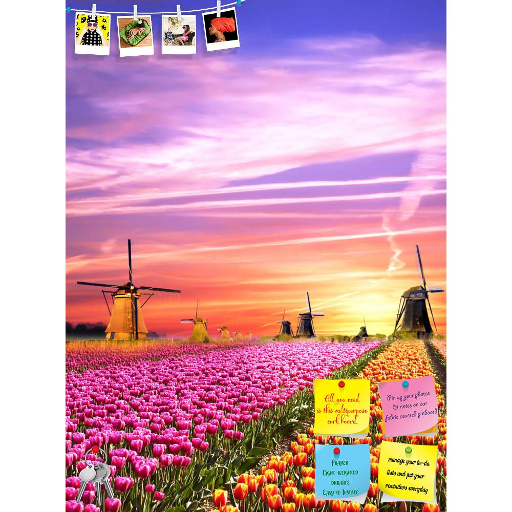 ArtzFolio Magical Landscapes With Windmills in Netherlands Printed Bulletin Board Notice Pin Board Soft Board | Frameless-Bulletin Boards Frameless-AZSAO54423818BLB_FL_L-Image Code 5005646 Vishnu Image Folio Pvt Ltd, IC 5005646, ArtzFolio, Bulletin Boards Frameless, Landscapes, Places, Photography, magical, with, windmills, in, netherlands, printed, bulletin, board, notice, pin, soft, frameless, tulips, sunrise, agriculture, blossom, blue, cloud, colorful, colourful, culture, dutch, energy, environmental, e