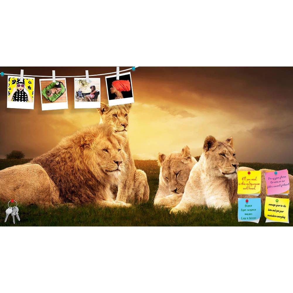 ArtzFolio African Lions Printed Bulletin Board Notice Pin Board Soft Board | Frameless-Bulletin Boards Frameless-AZSAO54754682BLB_FL_L-Image Code 5005647 Vishnu Image Folio Pvt Ltd, IC 5005647, ArtzFolio, Bulletin Boards Frameless, Animals, Photography, african, lions, printed, bulletin, board, notice, pin, soft, frameless, photo, manipulation, resting, sunset, grass, pride, africa, sundown, orange, carnivore, wild, wildlife, wilderness, mammal, male, female, animal, majestic, creature, predator, family, fu