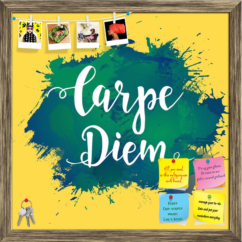ArtzFolio Carpe Diem Typography Art Printed Bulletin Board Notice Pin Board Soft Board | Framed-Bulletin Boards Framed-AZSAO54947853BLB_FR_L-Image Code 5005655 Vishnu Image Folio Pvt Ltd, IC 5005655, ArtzFolio, Bulletin Boards Framed, Quotes, Digital Art, carpe, diem, typography, art, printed, bulletin, board, notice, pin, soft, framed, latin, phrase, means, capture, moment, hand, drawn, poster, t, shirt, lettered, calligraphic, design, pin up board, push pin board, extra large cork board, big pin board, no