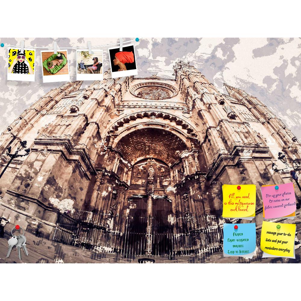 ArtzFolio Cathedral Of Santa Maria Of Palma De Mallorca Spain Printed Bulletin Board Notice Pin Board Soft Board | Frameless-Bulletin Boards Frameless-AZSAO55154707BLB_FL_L-Image Code 5005656 Vishnu Image Folio Pvt Ltd, IC 5005656, ArtzFolio, Bulletin Boards Frameless, Places, Fine Art Reprint, cathedral, of, santa, maria, palma, de, mallorca, spain, printed, bulletin, board, notice, pin, soft, frameless, the, la, seu, touristic, destinations, wide, lens, shot, main, facade, beautiful, portal, modern, paint