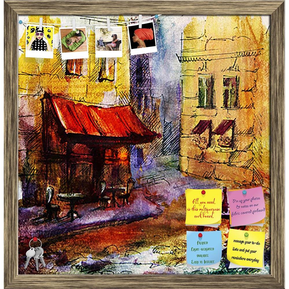 ArtzFolio European Cafe Art D2 Printed Bulletin Board Notice Pin Board Soft Board | Framed-Bulletin Boards Framed-AZSAO55160168BLB_FR_L-Image Code 5005659 Vishnu Image Folio Pvt Ltd, IC 5005659, ArtzFolio, Bulletin Boards Framed, Places, Fine Art Reprint, european, cafe, art, d2, printed, bulletin, board, notice, pin, soft, framed, graphic, drawing, color, french, outdoor, painting, pin up board, push pin board, extra large cork board, big pin board, notice board, small bulletin board, cork board, wall noti