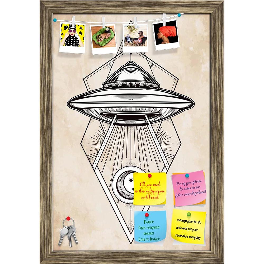 ArtzFolio Alien Spaceship D1 Printed Bulletin Board Notice Pin Board Soft Board | Framed-Bulletin Boards Framed-AZSAO55561241BLB_FR_L-Image Code 5005670 Vishnu Image Folio Pvt Ltd, IC 5005670, ArtzFolio, Bulletin Boards Framed, Abstract, Digital Art, alien, spaceship, d1, printed, bulletin, board, notice, pin, soft, framed, geometric, design, ufo, background, flying, saucer, icon, conspiracy, theory, concept, tattoo, art, isolated, vector, illustration, pin up board, push pin board, extra large cork board, 