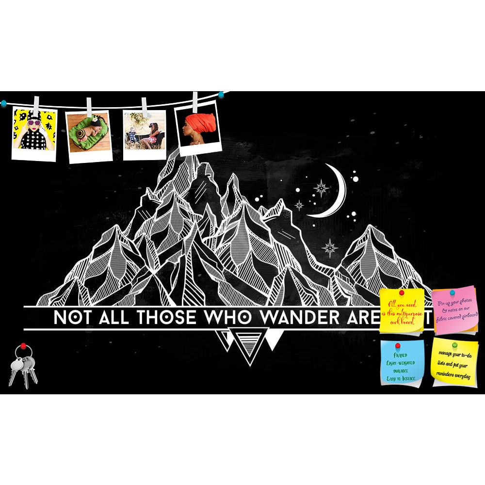ArtzFolio Geometric Mountain With Typographic Text Printed Bulletin Board Notice Pin Board Soft Board | Frameless-Bulletin Boards Frameless-AZSAO55561490BLB_FL_L-Image Code 5005673 Vishnu Image Folio Pvt Ltd, IC 5005673, ArtzFolio, Bulletin Boards Frameless, Motivational, Quotes, Digital Art, geometric, mountain, with, typographic, text, printed, bulletin, board, notice, pin, soft, frameless, vector, abstract, not, all, those, who, wander, are, lost, poster, tribal, graphic, design, elements, boho, style, a
