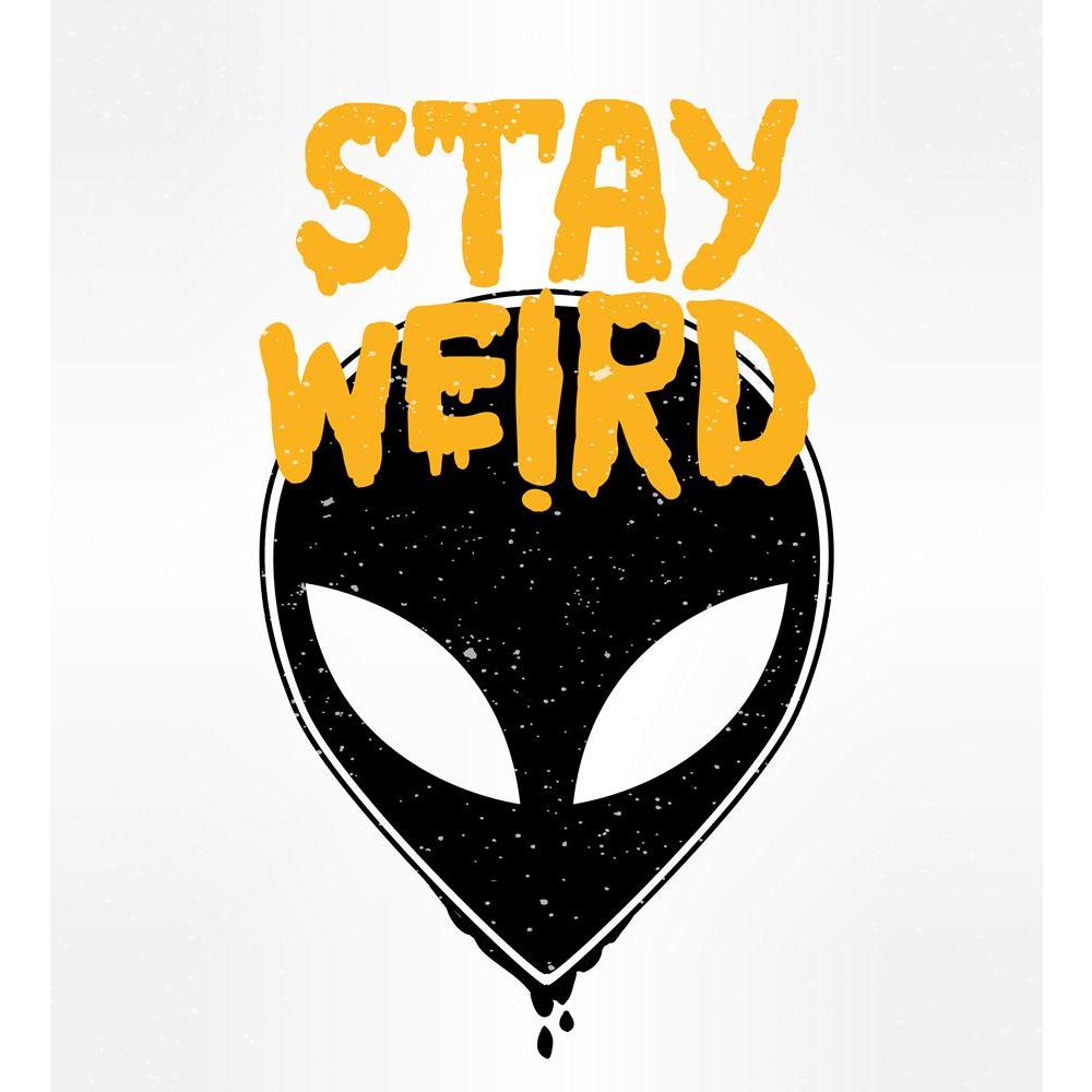 Stay Weird Canvas Painting Synthetic Frame-Paintings MDF Framing-AFF_FR-IC 5005674 IC 5005674, Art and Paintings, Icons, Illustrations, Inspirational, Motivation, Motivational, Quotes, stay, weird, canvas, painting, synthetic, frame, hand, drawn, lettering, ufo, quote, aliens, background, flying, saucer, icon, conspiracy, theory, concept, print, tattoo, art, isolated, vector, illustration, artzfolio, wall decor for living room, wall frames for living room, frames for living room, wall art, canvas painting, 