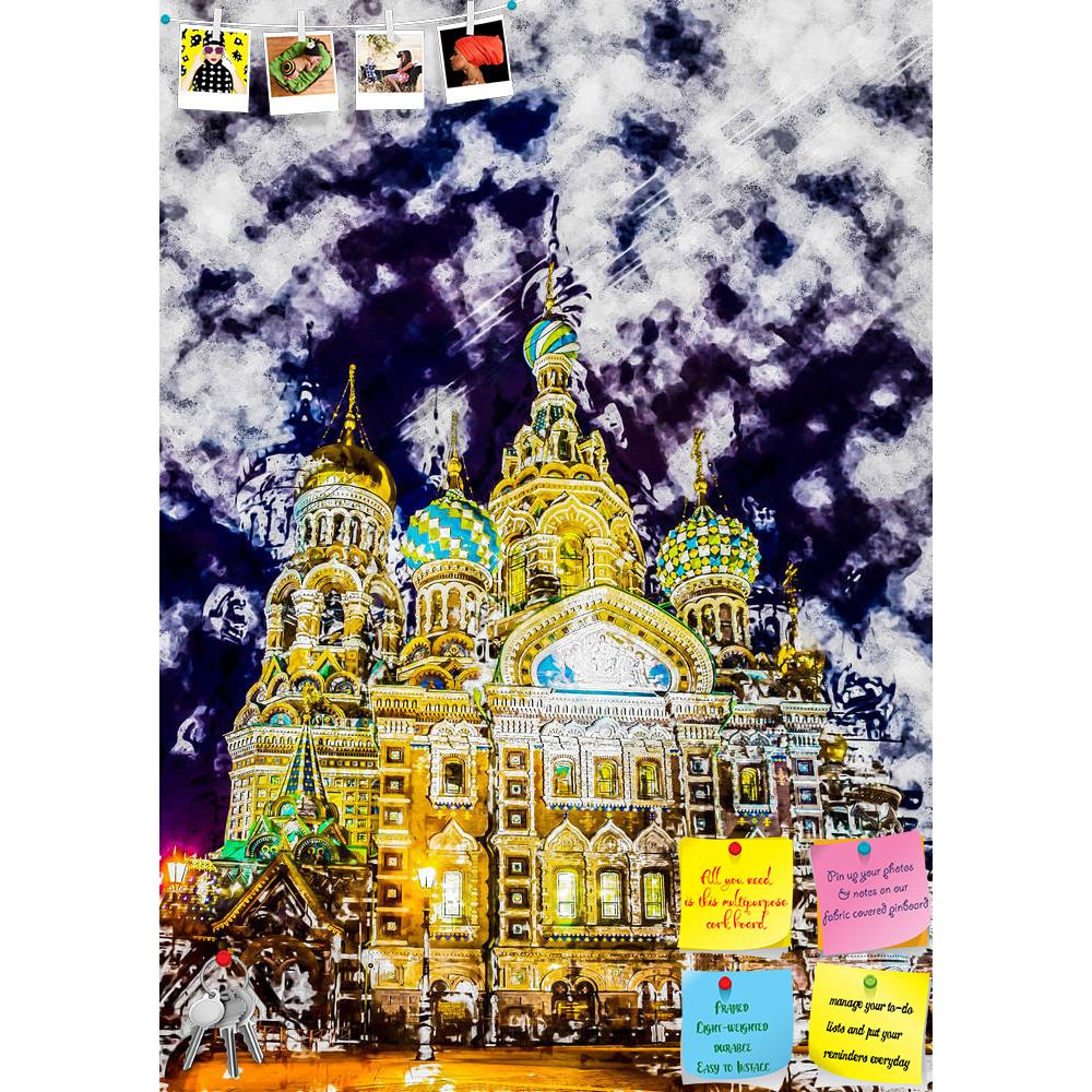 ArtzFolio Saint Petersburg Church, Russia D2 Printed Bulletin Board Notice Pin Board Soft Board | Frameless-Bulletin Boards Frameless-AZSAO56300397BLB_FL_L-Image Code 5005681 Vishnu Image Folio Pvt Ltd, IC 5005681, ArtzFolio, Bulletin Boards Frameless, Places, Fine Art Reprint, saint, petersburg, church, russia, d2, printed, bulletin, board, notice, pin, soft, frameless, spilled, blood, one, most, beautiful, churches, among, main, tourist, attractions, saint-petersburg, modern, painting, background, illustr