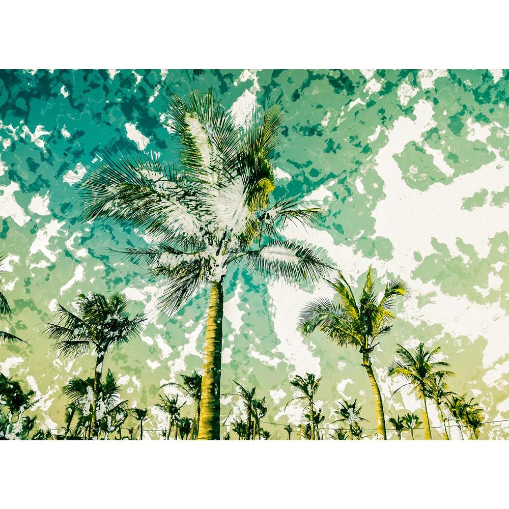 Palms Against Blue Sky On A Beach Canvas Painting Synthetic Frame-Paintings MDF Framing-AFF_FR-IC 5005682 IC 5005682, Automobiles, Black and White, Holidays, Landscapes, Modern Art, Nature, Scenic, Transportation, Travel, Tropical, Vehicles, White, palms, against, blue, sky, on, a, beach, canvas, painting, synthetic, frame, atoll, background, beautiful, california, caribbean, cloud, coconut, exotic, florida, green, holiday, idyllic, landscape, leaf, maldives, miami, nobody, ocean, outdoor, palm, palmtree, p