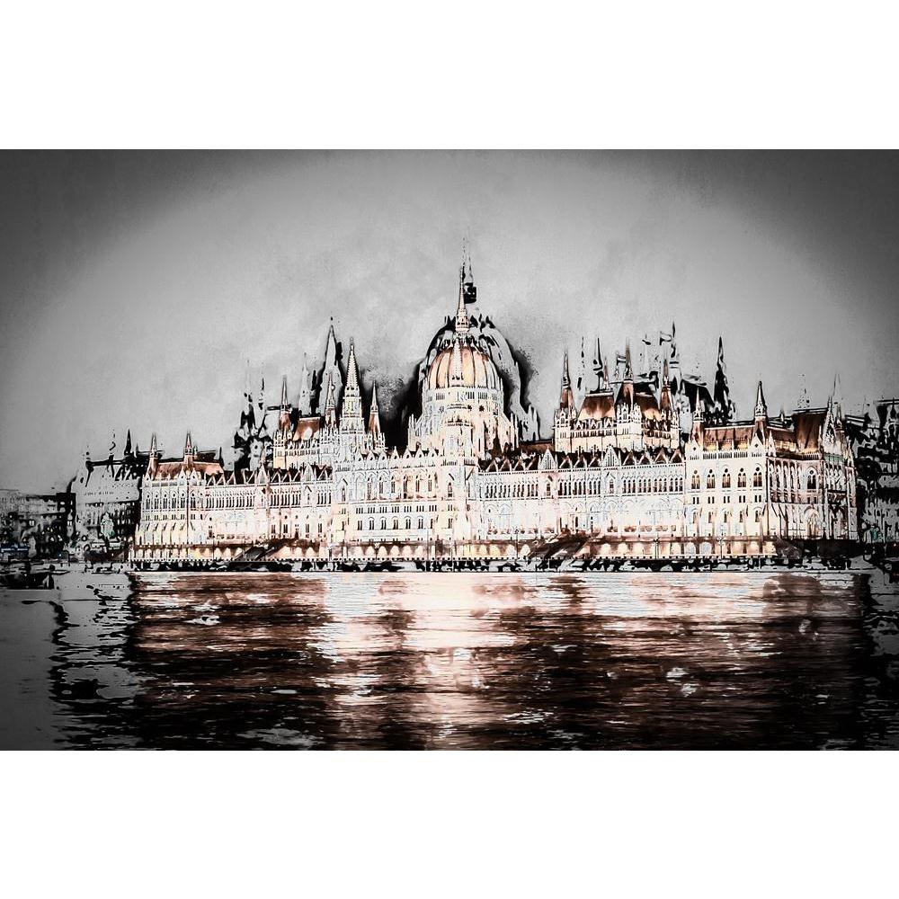 The Hungarian Parliament Building, Hungary Canvas Painting Synthetic Frame-Paintings MDF Framing-AFF_FR-IC 5005687 IC 5005687, Ancient, Architecture, Automobiles, Cities, City Views, Culture, Ethnic, Gothic, Historical, Landmarks, Landscapes, Medieval, Modern Art, People, Places, Scenic, Skylines, Traditional, Transportation, Travel, Tribal, Vehicles, Vintage, World Culture, the, hungarian, parliament, building, hungary, canvas, painting, synthetic, frame, big, budapest, capital, city, cityscape, danube, de