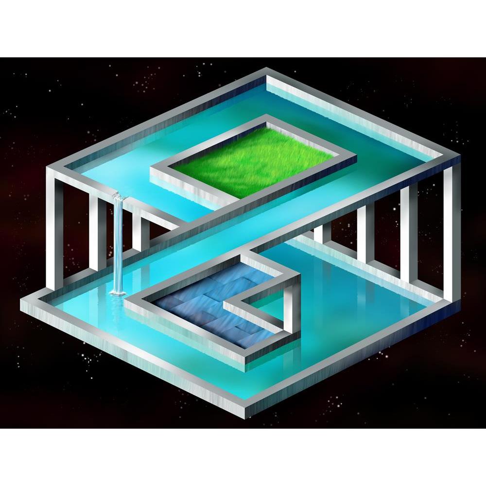 ArtzFolio Illustration Of An Impossible Surreal Construct Canvas Painting-Paintings MDF Framing-AZ5005705ART_UN_RF_R-0-Image Code 5005705 Vishnu Image Folio Pvt Ltd, IC 5005705, ArtzFolio, Paintings MDF Framing, Abstract, Surrealism, Digital Art, illustration, of, an, impossible, surreal, construct, canvas, painting, framed, print, wall, for, living, room, with, frame, poster, pitaara, box, large, size, drawing, art, split, big, office, reception, photography, kids, panel, designer, decorative, amazonbasics