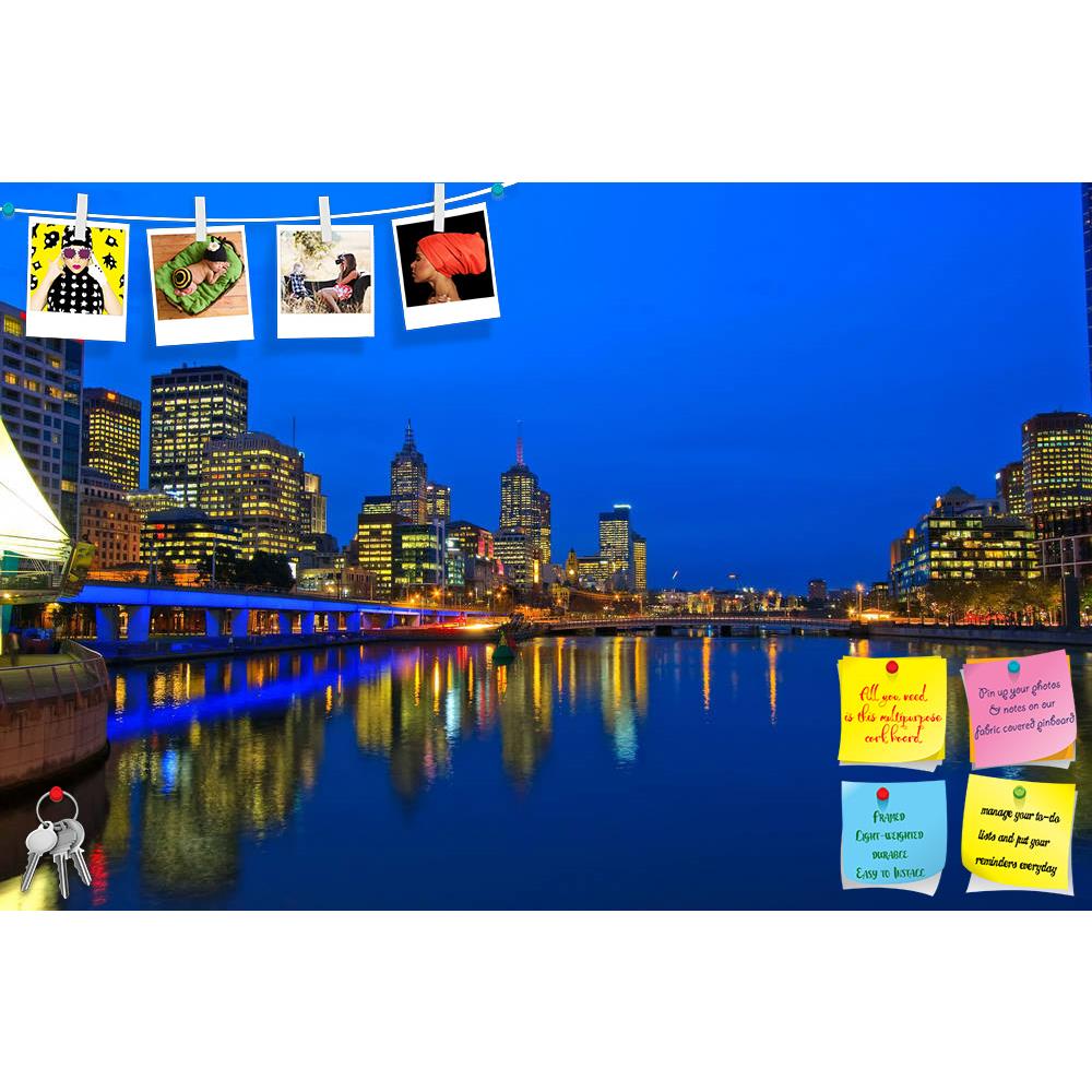 ArtzFolio Downtown Of Melbourne At Night Printed Bulletin Board Notice Pin Board Soft Board | Frameless-Bulletin Boards Frameless-AZ5005707BLB_FL_RF_R-0-Image Code 5005707 Vishnu Image Folio Pvt Ltd, IC 5005707, ArtzFolio, Bulletin Boards Frameless, Places, Photography, downtown, of, melbourne, at, night, printed, bulletin, board, notice, pin, soft, frameless, architecture, aussie, cbd, southbank, australia, blue, night-shot, nightscape, illumination, colourful, bridge, building, city, cityscape, downunder,