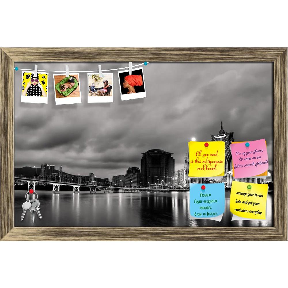 ArtzFolio Macao Night Cityscape with Skyscraper & Bridge Printed Bulletin Board Notice Pin Board Soft Board | Framed-Bulletin Boards Framed-AZ5005716BLB_FR_RF_R-0-Image Code 5005716 Vishnu Image Folio Pvt Ltd, IC 5005716, ArtzFolio, Bulletin Boards Framed, Places, Photography, macao, night, cityscape, with, skyscraper, bridge, printed, bulletin, board, notice, pin, soft, framed, landmark, macau, skyline, tower, landscape, famous, china, architectural, attractive, avenue, beautiful, building, city, construct
