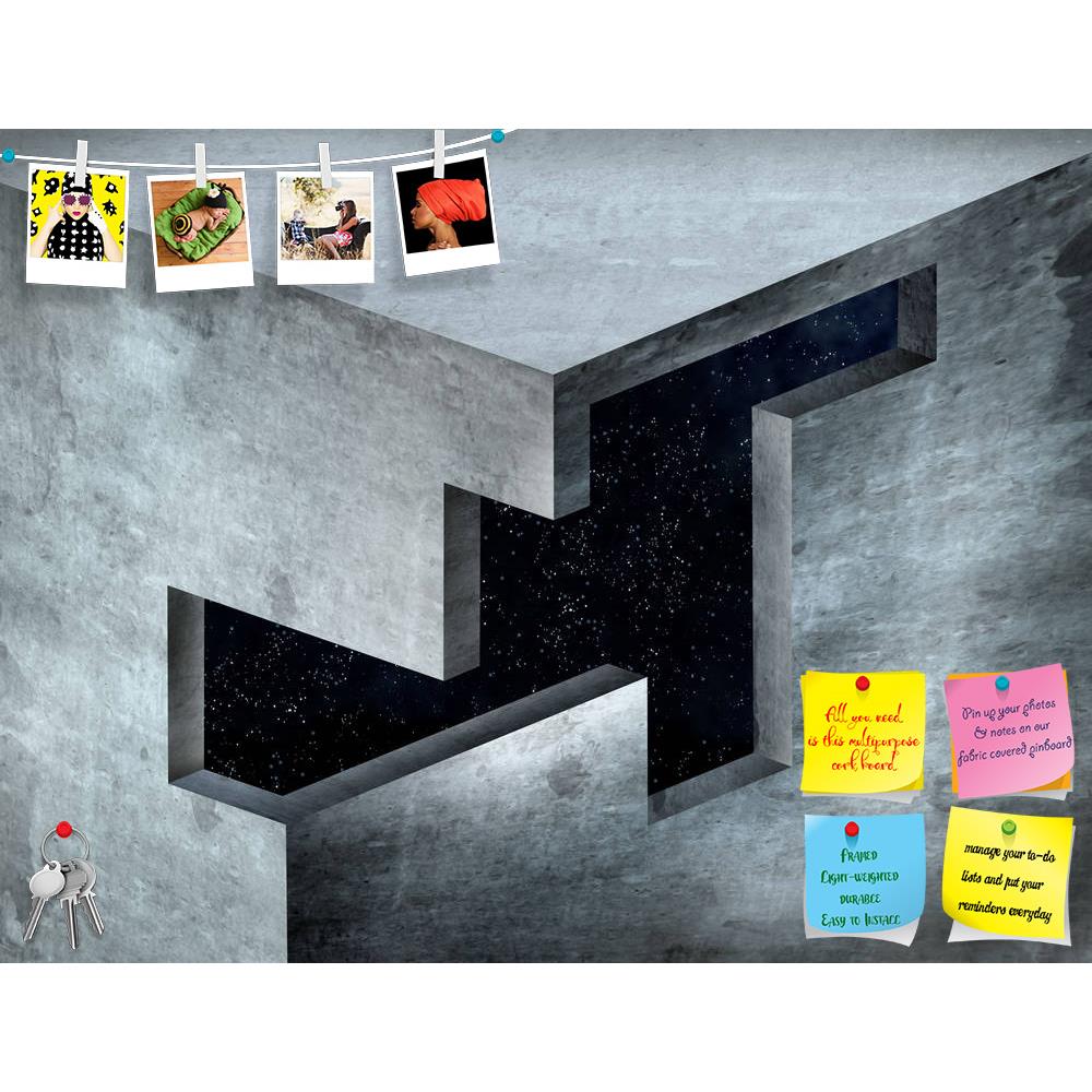 ArtzFolio Illustration Of An Impossible Geometric Shape Printed Bulletin Board Notice Pin Board Soft Board | Frameless-Bulletin Boards Frameless-AZ5005718BLB_FL_RF_R-0-Image Code 5005718 Vishnu Image Folio Pvt Ltd, IC 5005718, ArtzFolio, Bulletin Boards Frameless, Conceptual, Places, Digital Art, illustration, of, an, impossible, geometric, shape, printed, bulletin, board, notice, pin, soft, frameless, surreal, square, angular, sky, space, concept, corner, cement, wall, cell, room, escape, stars, dream, ill