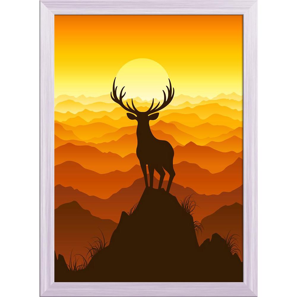 ArtzFolio Deer at Sunset Canvas Painting Synthetic Frame-Paintings Synthetic Framing-AZ5005733ART_FR_RF_R-0-Image Code 5005733 Vishnu Image Folio Pvt Ltd, IC 5005733, ArtzFolio, Paintings Synthetic Framing, Animals, Landscapes, Digital Art, deer, at, sunset, canvas, painting, synthetic, frame, framed, print, wall, for, living, room, with, poster, pitaara, box, large, size, drawing, art, split, big, office, reception, photography, of, kids, panel, designer, decorative, amazonbasics, reprint, small, bedroom, 