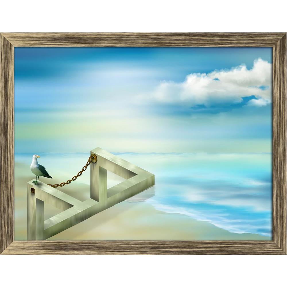 ArtzFolio Impossible Structure on the Seashore Canvas Painting Synthetic Frame-Paintings Synthetic Framing-AZ5005737ART_FR_RF_R-0-Image Code 5005737 Vishnu Image Folio Pvt Ltd, IC 5005737, ArtzFolio, Paintings Synthetic Framing, Surrealism, Fine Art Reprint, impossible, structure, on, the, seashore, canvas, painting, synthetic, frame, framed, print, wall, for, living, room, with, poster, pitaara, box, large, size, drawing, art, split, big, office, reception, photography, of, kids, panel, designer, decorativ