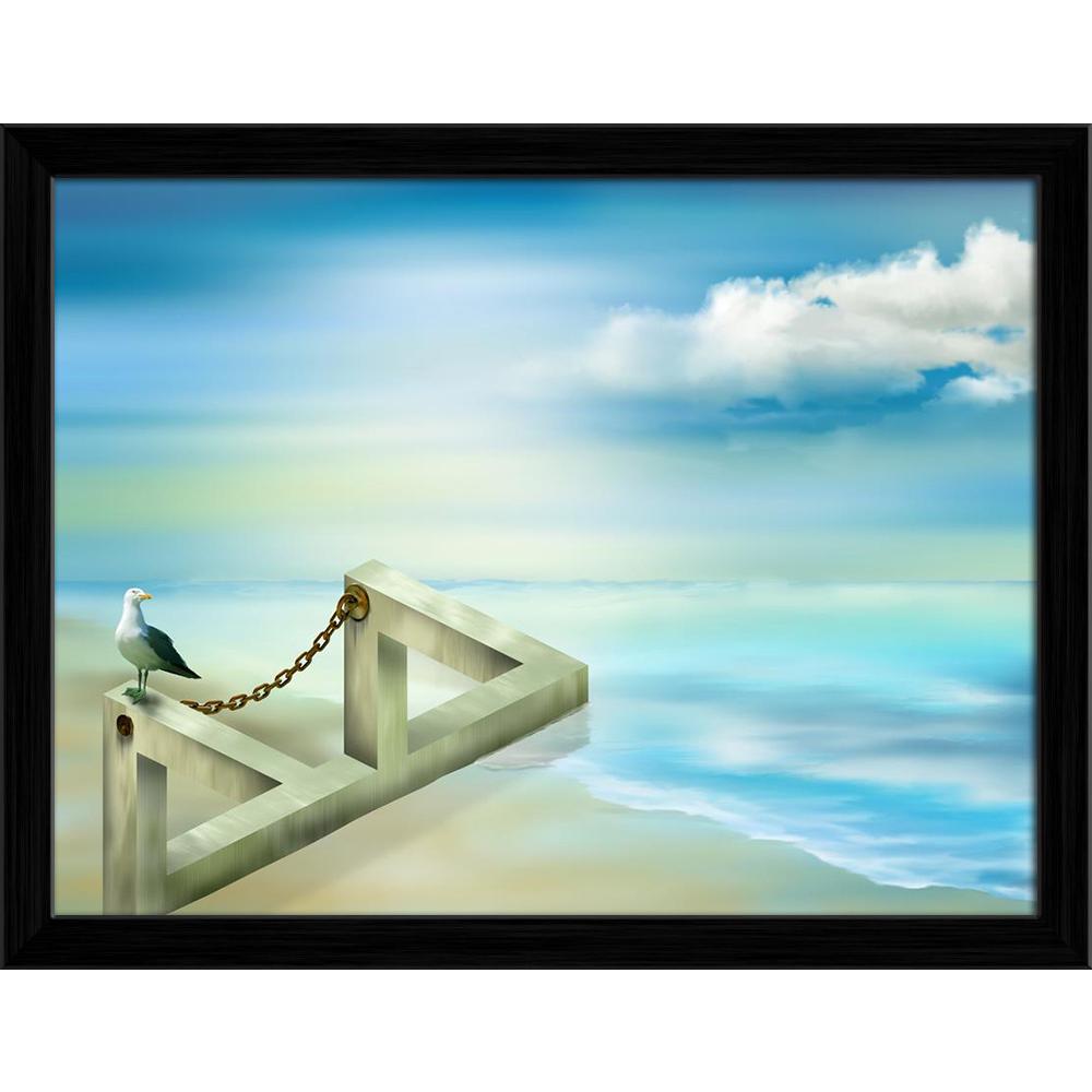 ArtzFolio Impossible Structure on the Seashore Canvas Painting-Paintings Wooden Framing-AZ5005737ART_FR_RF_R-0-Image Code 5005737 Vishnu Image Folio Pvt Ltd, IC 5005737, ArtzFolio, Paintings Wooden Framing, Surrealism, Fine Art Reprint, impossible, structure, on, the, seashore, canvas, painting, framed, print, wall, for, living, room, with, frame, poster, pitaara, box, large, size, drawing, art, split, big, office, reception, photography, of, kids, panel, designer, decorative, amazonbasics, reprint, small, 