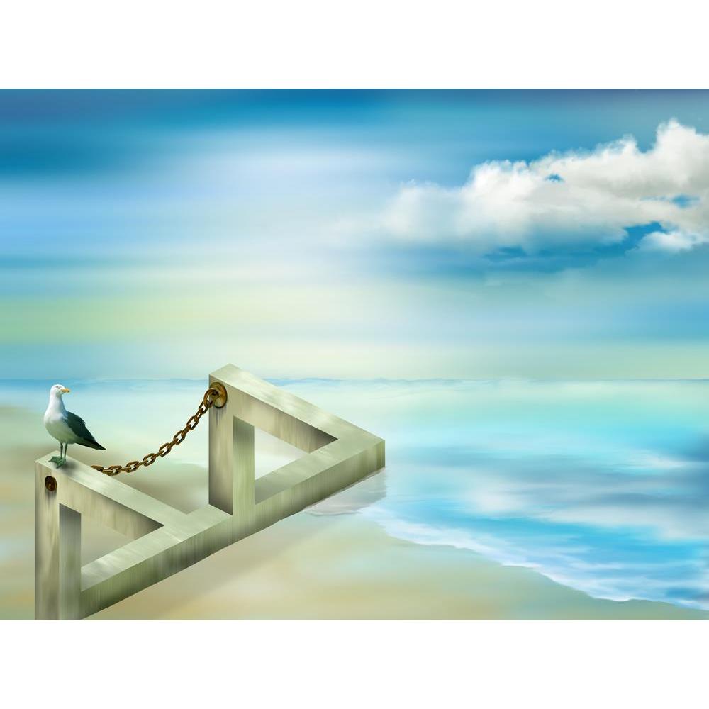 ArtzFolio Impossible Structure on the Seashore Unframed Premium Canvas Painting-Paintings Unframed Premium-AZ5005737ART_UN_RF_R-0-Image Code 5005737 Vishnu Image Folio Pvt Ltd, IC 5005737, ArtzFolio, Paintings Unframed Premium, Surrealism, Fine Art Reprint, impossible, structure, on, the, seashore, unframed, premium, canvas, painting, large, size, print, wall, for, living, room, without, frame, decorative, poster, art, pitaara, box, drawing, photography, amazonbasics, big, kids, designer, office, reception,
