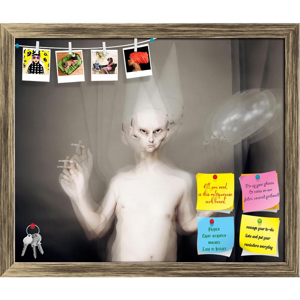 ArtzFolio Grotesque Character Hallucination Printed Bulletin Board Notice Pin Board Soft Board | Framed-Bulletin Boards Framed-AZ5005742BLB_FR_RF_R-0-Image Code 5005742 Vishnu Image Folio Pvt Ltd, IC 5005742, ArtzFolio, Bulletin Boards Framed, Surrealism, Digital Art, grotesque, character, hallucination, printed, bulletin, board, notice, pin, soft, framed, vision, delusion, fashion, art, grunge, dark, dirty, balloon, party, freak, weird, birthday, feast, celebration, cigarette, smoking, illusion, portrait, 
