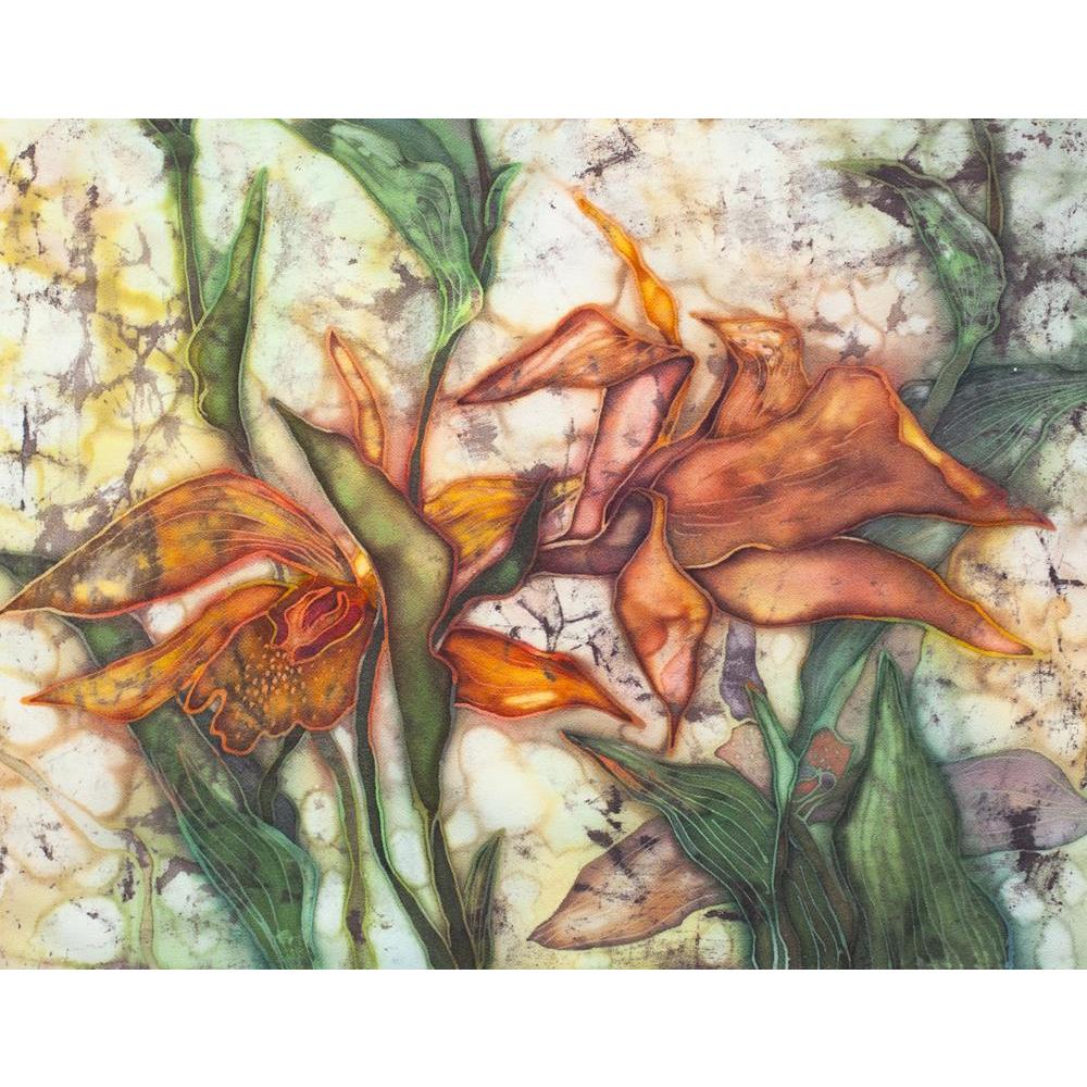 ArtzFolio Image of Orchid, Batik On Silk Canvas Painting-Paintings MDF Framing-AZ5005745ART_UN_RF_R-0-Image Code 5005745 Vishnu Image Folio Pvt Ltd, IC 5005745, ArtzFolio, Paintings MDF Framing, Abstract, Floral, Fine Art Reprint, image, of, orchid, batik, on, silk, canvas, painting, framed, print, wall, for, living, room, with, frame, poster, pitaara, box, large, size, drawing, art, split, big, office, reception, photography, kids, panel, designer, decorative, amazonbasics, reprint, small, bedroom, scenery