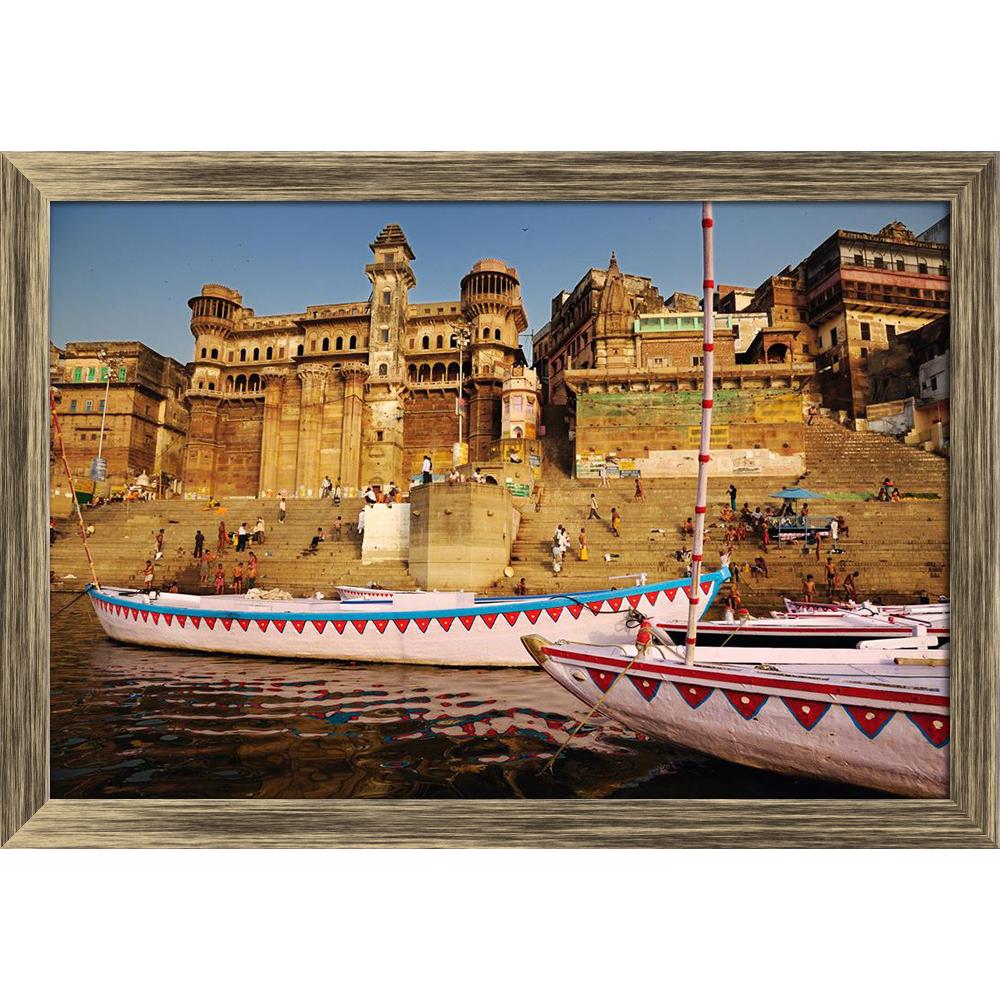 ArtzFolio Ancient Historic Palaces of Varanasi, India Canvas Painting Synthetic Frame-Paintings Synthetic Framing-AZ5005749ART_FR_RF_R-0-Image Code 5005749 Vishnu Image Folio Pvt Ltd, IC 5005749, ArtzFolio, Paintings Synthetic Framing, Places, Religious, Photography, ancient, historic, palaces, of, varanasi, india, canvas, painting, synthetic, frame, framed, print, wall, for, living, room, with, poster, pitaara, box, large, size, drawing, art, split, big, office, reception, kids, panel, designer, decorative