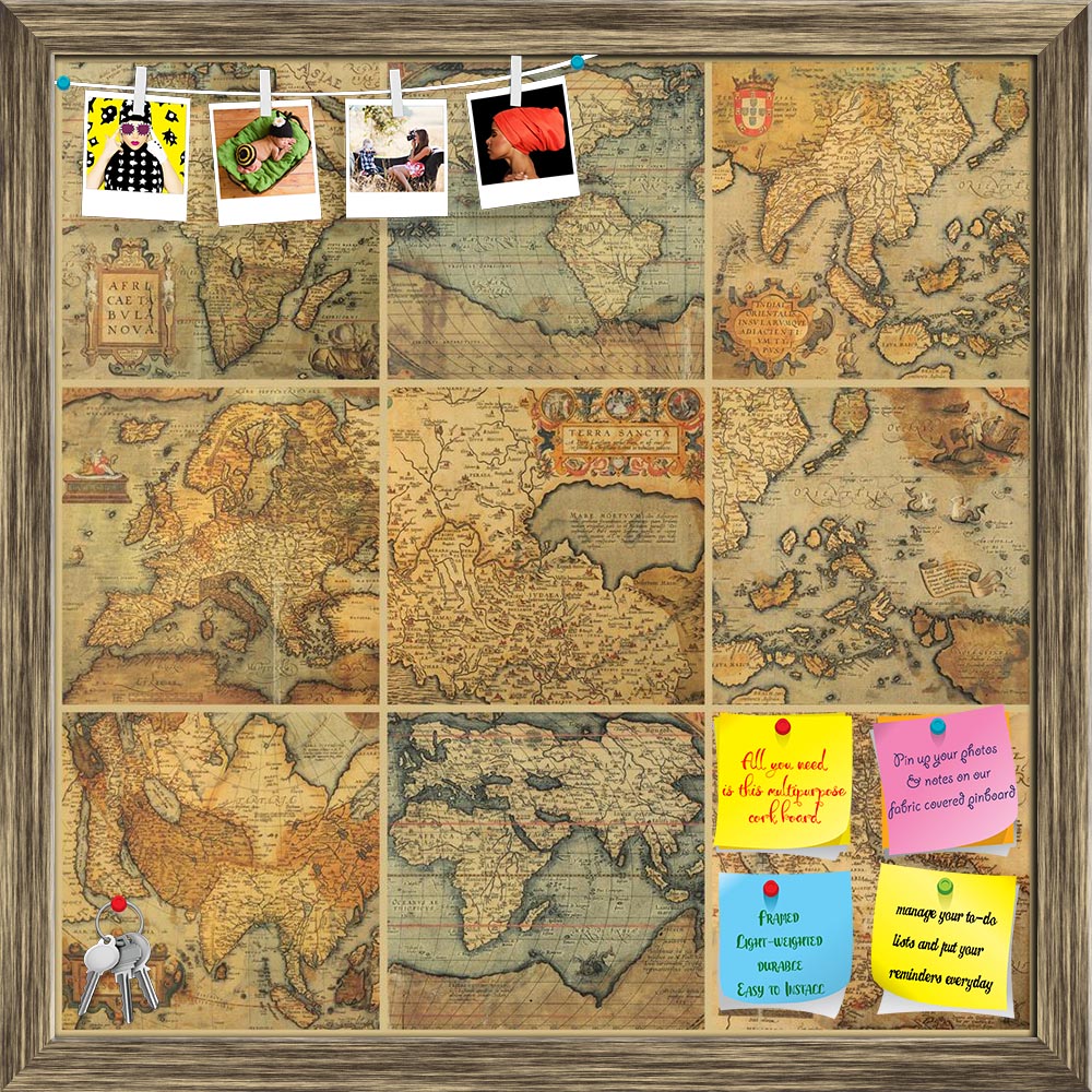 ArtzFolio Photo of Antique Maps Printed Bulletin Board Notice Pin Board Soft Board | Framed-Bulletin Boards Framed-AZ5005750BLB_FR_RF_R-0-Image Code 5005750 Vishnu Image Folio Pvt Ltd, IC 5005750, ArtzFolio, Bulletin Boards Framed, Places, Vintage, Photography, photo, of, antique, maps, printed, bulletin, board, notice, pin, soft, framed, map, old, age, set, art, past, land, earth, world, retro, paper, globe, ocean, travel, burned, africa, series, grungy, grunge, border, america, collage, culture, history, 