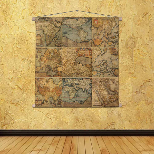 ArtzFolio Photo of Antique Maps Fabric Painting Tapestry Scroll Art Hanging-Scroll Art-AZ5005750TAP_RF_R-0-Image Code 5005750 Vishnu Image Folio Pvt Ltd, IC 5005750, ArtzFolio, Scroll Art, Places, Vintage, Photography, photo, of, antique, maps, canvas, fabric, painting, tapestry, scroll, art, hanging, map, old, age, set, past, land, earth, world, retro, paper, globe, ocean, travel, burned, africa, series, grungy, grunge, border, america, collage, culture, history, texture, picture, ancient, stained, obsolet
