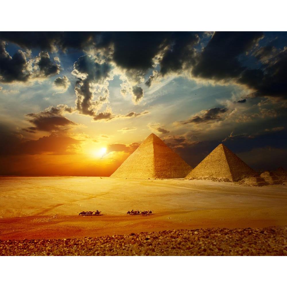 ArtzFolio Great Pyramids in Giza Valley, Cairo Egypt Unframed Premium Canvas Painting-Paintings Unframed Premium-AZ5005760ART_UN_RF_R-0-Image Code 5005760 Vishnu Image Folio Pvt Ltd, IC 5005760, ArtzFolio, Paintings Unframed Premium, Places, Religious, Photography, great, pyramids, in, giza, valley, cairo, egypt, unframed, premium, canvas, painting, large, size, print, wall, for, living, room, without, frame, decorative, poster, art, pitaara, box, drawing, amazonbasics, big, kids, designer, office, receptio