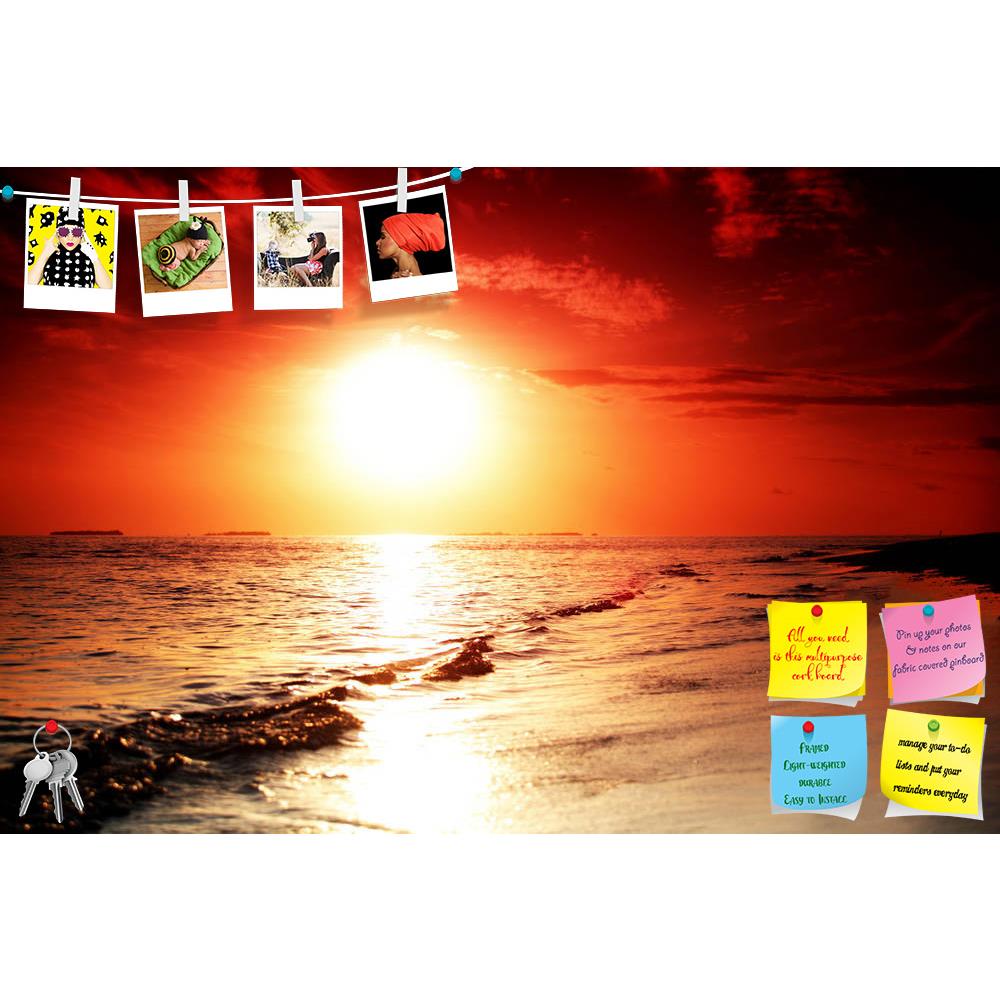 ArtzFolio Sunset On The Sea Beach Printed Bulletin Board Notice Pin Board Soft Board | Frameless-Bulletin Boards Frameless-AZ5005766BLB_FL_RF_R-0-Image Code 5005766 Vishnu Image Folio Pvt Ltd, IC 5005766, ArtzFolio, Bulletin Boards Frameless, Landscapes, Photography, sunset, on, the, sea, beach, printed, bulletin, board, notice, pin, soft, frameless, sunrise, sunshine, tropical, vacation, area, background, beautiful, beauty, blue, calm, cloud, clouds, coastline, color, colorful, dark, dawn, dusk, evening, g