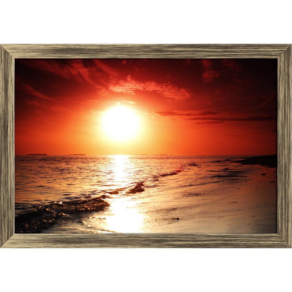 ArtzFolio Sunset On The Sea Beach Canvas Painting Synthetic Frame-Paintings Synthetic Framing-AZ5005766ART_FR_RF_R-0-Image Code 5005766 Vishnu Image Folio Pvt Ltd, IC 5005766, ArtzFolio, Paintings Synthetic Framing, Landscapes, Photography, sunset, on, the, sea, beach, canvas, painting, synthetic, frame, framed, print, wall, for, living, room, with, poster, pitaara, box, large, size, drawing, art, split, big, office, reception, of, kids, panel, designer, decorative, amazonbasics, reprint, small, bedroom, sc