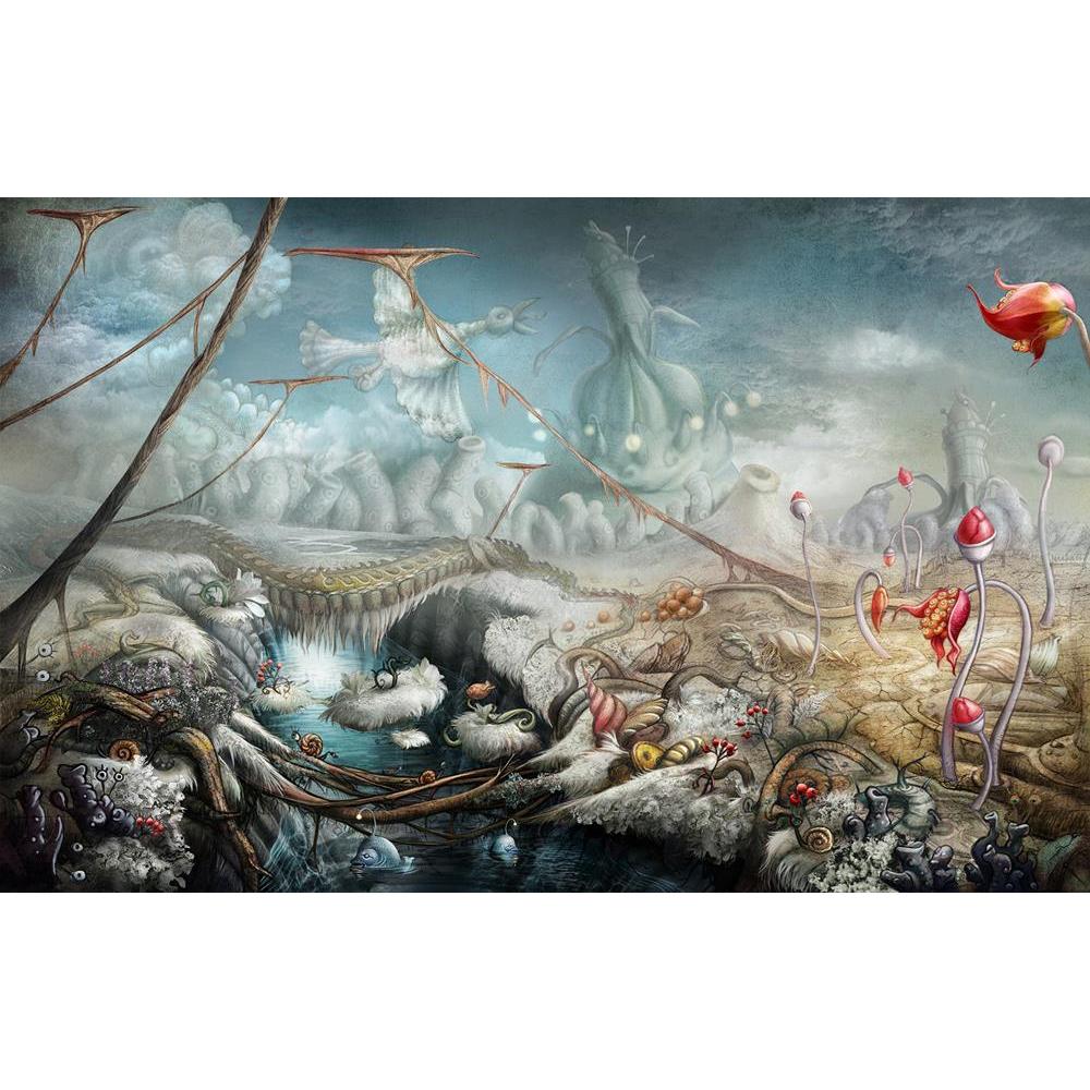 ArtzFolio Fantasy Panoramic Landscape With Lake Flowers Canvas Painting-Paintings MDF Framing-AZ5005776ART_UN_RF_R-0-Image Code 5005776 Vishnu Image Folio Pvt Ltd, IC 5005776, ArtzFolio, Paintings MDF Framing, Fantasy, Surrealism, Digital Art, panoramic, landscape, with, lake, flowers, canvas, painting, framed, print, wall, for, living, room, frame, poster, pitaara, box, large, size, drawing, art, split, big, office, reception, photography, of, kids, panel, designer, decorative, amazonbasics, reprint, small