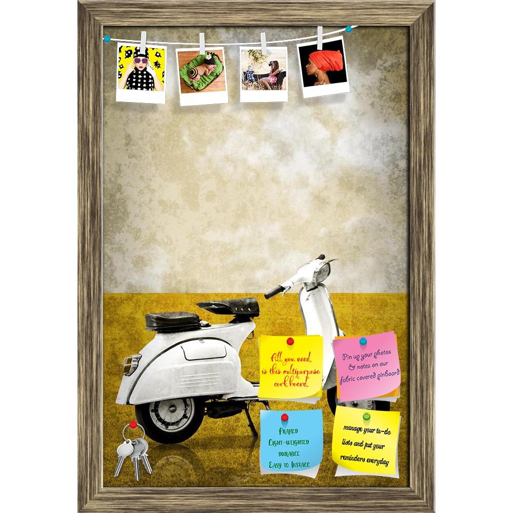 ArtzFolio Retro Style Image of White Vespa Printed Bulletin Board Notice Pin Board Soft Board | Framed-Bulletin Boards Framed-AZ5005782BLB_FR_RF_R-0-Image Code 5005782 Vishnu Image Folio Pvt Ltd, IC 5005782, ArtzFolio, Bulletin Boards Framed, Automobiles, Photography, retro, style, image, of, white, vespa, printed, bulletin, board, notice, pin, soft, framed, vintage, old, motorbike, garden, grass, background, texture, modern, design, decorate, park, parking, bike, motor, transport, motorcycle, nature, color