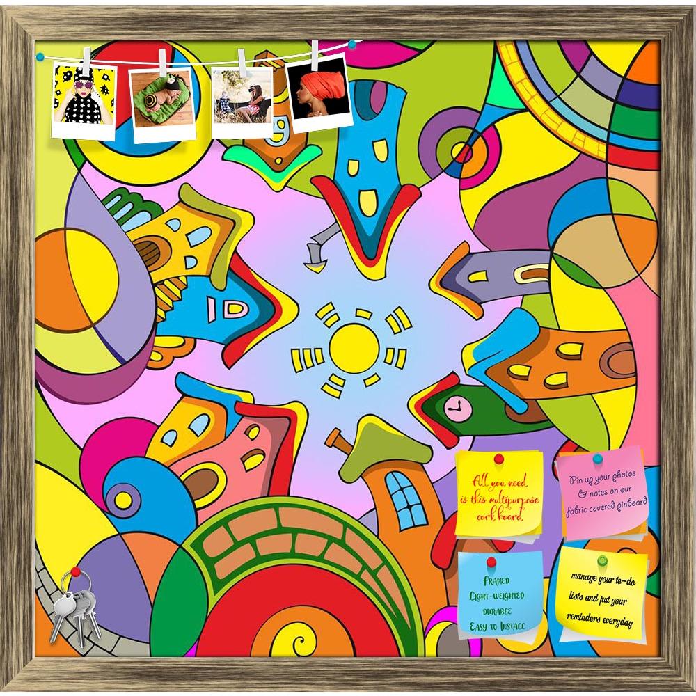 ArtzFolio Funny Cartoon Town Printed Bulletin Board Notice Pin Board Soft Board | Framed-Bulletin Boards Framed-AZ5005784BLB_FR_RF_R-0-Image Code 5005784 Vishnu Image Folio Pvt Ltd, IC 5005784, ArtzFolio, Bulletin Boards Framed, Kids, Places, Digital Art, funny, cartoon, town, printed, bulletin, board, notice, pin, soft, framed, circle, vector, illustration, pin up board, push pin board, extra large cork board, big pin board, notice board, small bulletin board, cork board, wall notice board, giant cork boar