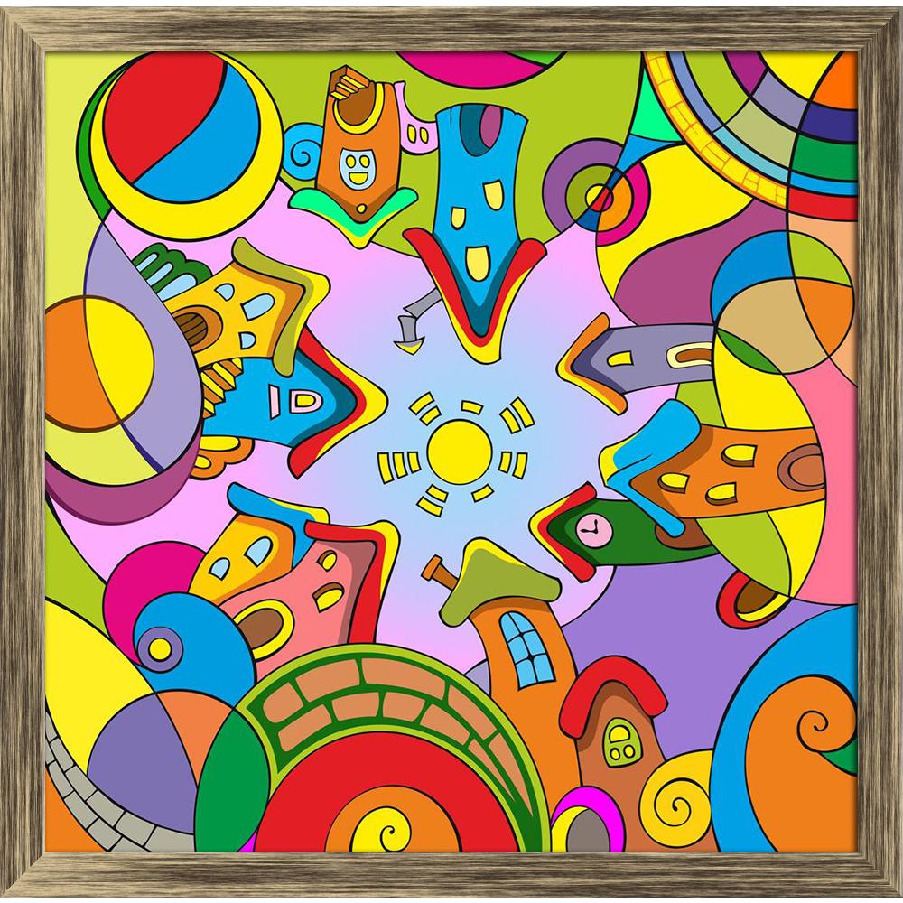 ArtzFolio Funny Cartoon Town Canvas Painting-Paintings Wooden Framing-AZ5005784ART_FR_RF_R-0-Image Code 5005784 Vishnu Image Folio Pvt Ltd, IC 5005784, ArtzFolio, Paintings Wooden Framing, Kids, Places, Digital Art, funny, cartoon, town, canvas, painting, framed, print, wall, for, living, room, with, frame, poster, pitaara, box, large, size, drawing, art, split, big, office, reception, photography, of, panel, designer, decorative, amazonbasics, reprint, small, bedroom, on, scenery, circle, vector, illustrat
