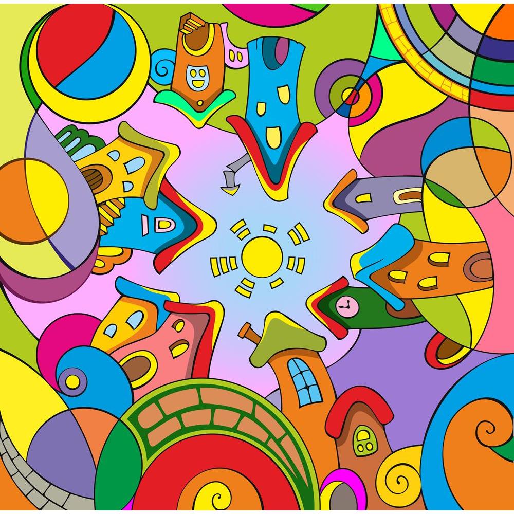 ArtzFolio Funny Cartoon Town Canvas Painting-Paintings MDF Framing-AZ5005784ART_UN_RF_R-0-Image Code 5005784 Vishnu Image Folio Pvt Ltd, IC 5005784, ArtzFolio, Paintings MDF Framing, Kids, Places, Digital Art, funny, cartoon, town, canvas, painting, framed, print, wall, for, living, room, with, frame, poster, pitaara, box, large, size, drawing, art, split, big, office, reception, photography, of, panel, designer, decorative, amazonbasics, reprint, small, bedroom, on, scenery, circle, vector, illustration, p