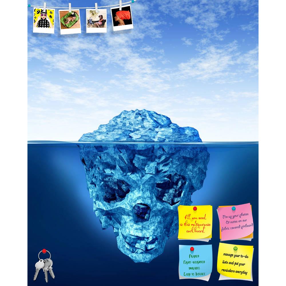 ArtzFolio Hidden Dangers & Deceptive Iceberg Printed Bulletin Board Notice Pin Board Soft Board | Frameless-Bulletin Boards Frameless-AZ5005791BLB_FL_RF_R-0-Image Code 5005791 Vishnu Image Folio Pvt Ltd, IC 5005791, ArtzFolio, Bulletin Boards Frameless, Landscapes, Surrealism, Digital Art, hidden, dangers, deceptive, iceberg, printed, bulletin, board, notice, pin, soft, frameless, risk, sea, water, underwater, ice, below, hiding, danger, sunken, nature, mountain, at, the, edge, of, blue, frozen, climate, co
