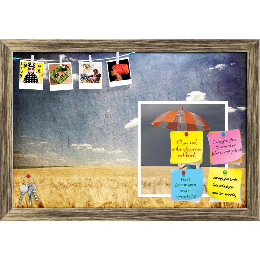 ArtzFolio Girl with Umbrella in a Wheat Field Printed Bulletin Board Notice Pin Board Soft Board | Framed-Bulletin Boards Framed-AZ5005797BLB_FR_RF_R-0-Image Code 5005797 Vishnu Image Folio Pvt Ltd, IC 5005797, ArtzFolio, Bulletin Boards Framed, Figurative, Landscapes, Photography, girl, with, umbrella, in, a, wheat, field, printed, bulletin, board, notice, pin, soft, framed, adult, beautiful, beauty, cereals, classic, clothes, clouds, cloudy, crop, female, free, harvest, keep, look, nature, odessa, outdoor
