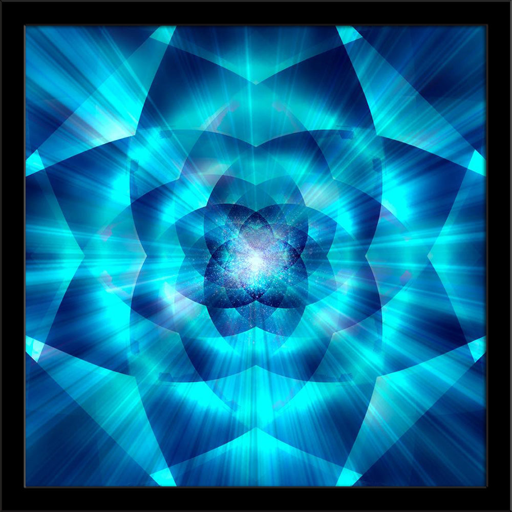 Abstract Flower Image Painting Poster Frame - Regular Art Framed - ArtzFolio.com