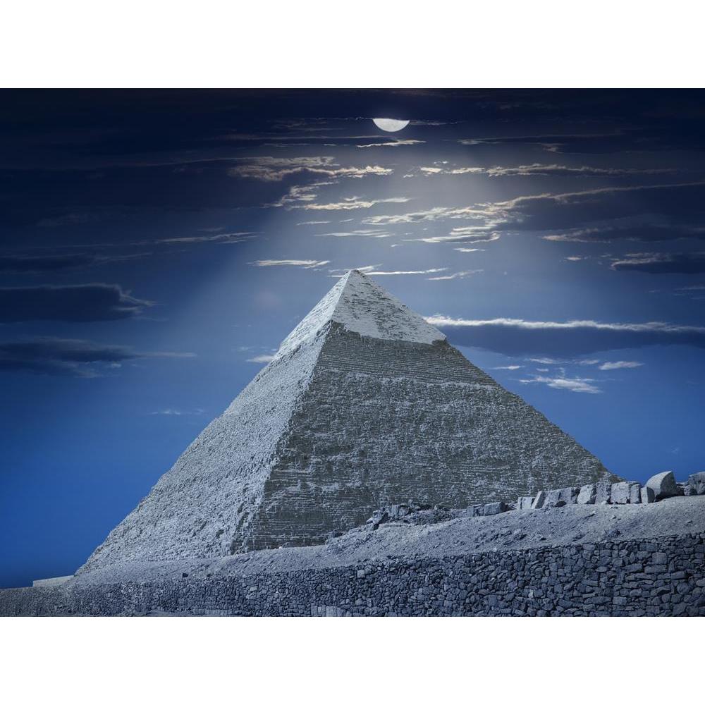 ArtzFolio Pyramid Of Chephren Under Moonlight, Egypt Canvas Painting-Paintings MDF Framing-AZ5005801ART_UN_RF_R-0-Image Code 5005801 Vishnu Image Folio Pvt Ltd, IC 5005801, ArtzFolio, Paintings MDF Framing, Places, Religious, Photography, pyramid, of, chephren, under, moonlight, egypt, canvas, painting, framed, print, wall, for, living, room, with, frame, poster, pitaara, box, large, size, drawing, art, split, big, office, reception, kids, panel, designer, decorative, amazonbasics, reprint, small, bedroom, 