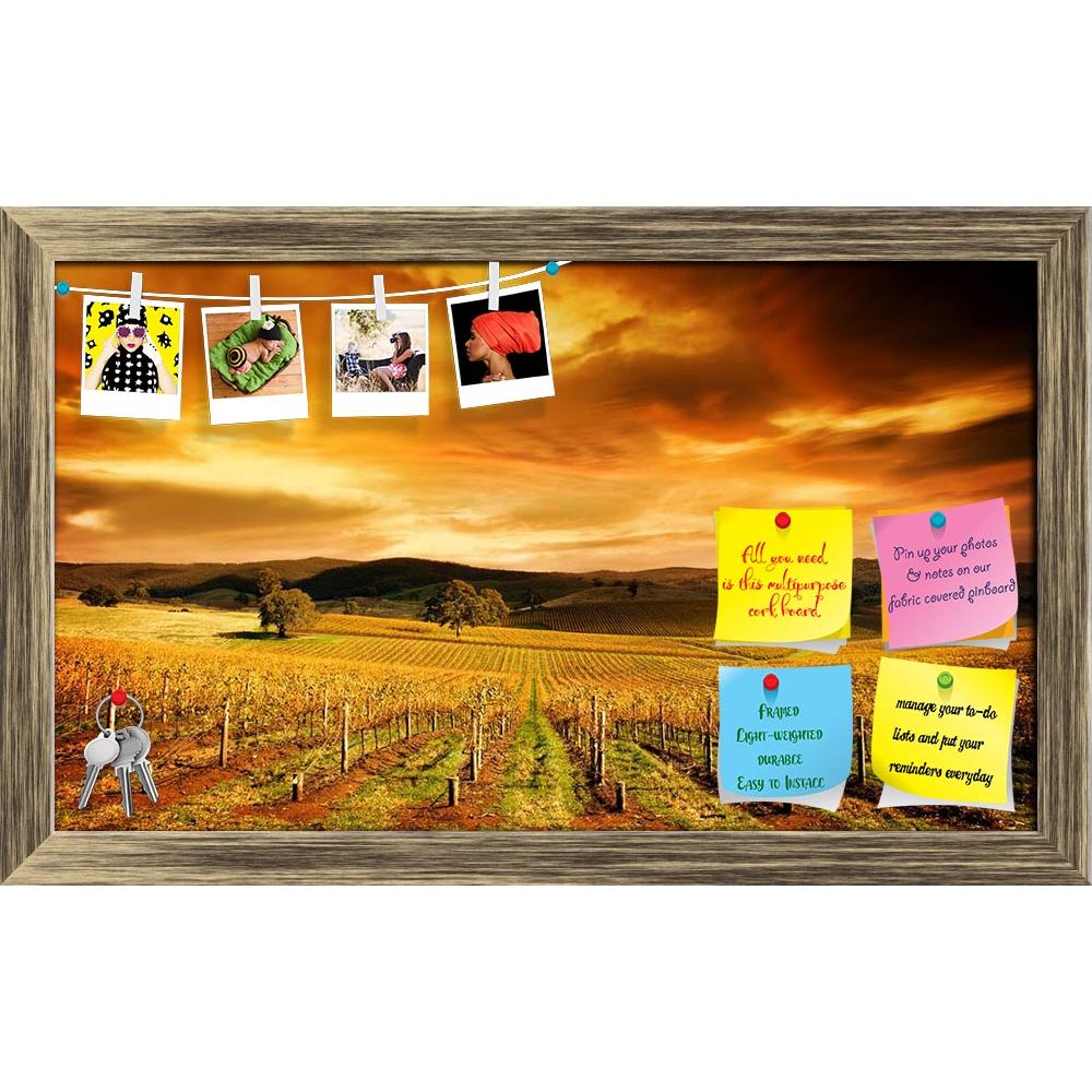 ArtzFolio Sunset Over An Autumn Vineyard In South Australia Printed Bulletin Board Notice Pin Board Soft Board | Framed-Bulletin Boards Framed-AZ5005808BLB_FR_RF_R-0-Image Code 5005808 Vishnu Image Folio Pvt Ltd, IC 5005808, ArtzFolio, Bulletin Boards Framed, Landscapes, Places, Photography, sunset, over, an, autumn, vineyard, in, south, australia, printed, bulletin, board, notice, pin, soft, framed, sunrise, barossa, nature, landscape, scenic, clouds, sky, winery, viticulture, adelaide, travel, tourism, hi