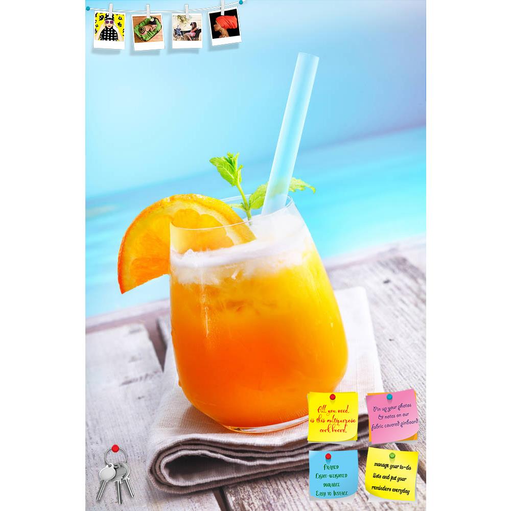 ArtzFolio Cocktail Standing on a Wooden Deck Printed Bulletin Board Notice Pin Board Soft Board | Frameless-Bulletin Boards Frameless-AZ5005812BLB_FL_RF_R-0-Image Code 5005812 Vishnu Image Folio Pvt Ltd, IC 5005812, ArtzFolio, Bulletin Boards Frameless, Food & Beverage, Photography, cocktail, standing, on, a, wooden, deck, printed, bulletin, board, notice, pin, soft, frameless, orange, vacation, wood, summer, fruit, fresh, ice, happy, holiday, sun, glass, healthy, juice, ocean, sea, water, cold, jetty, beac