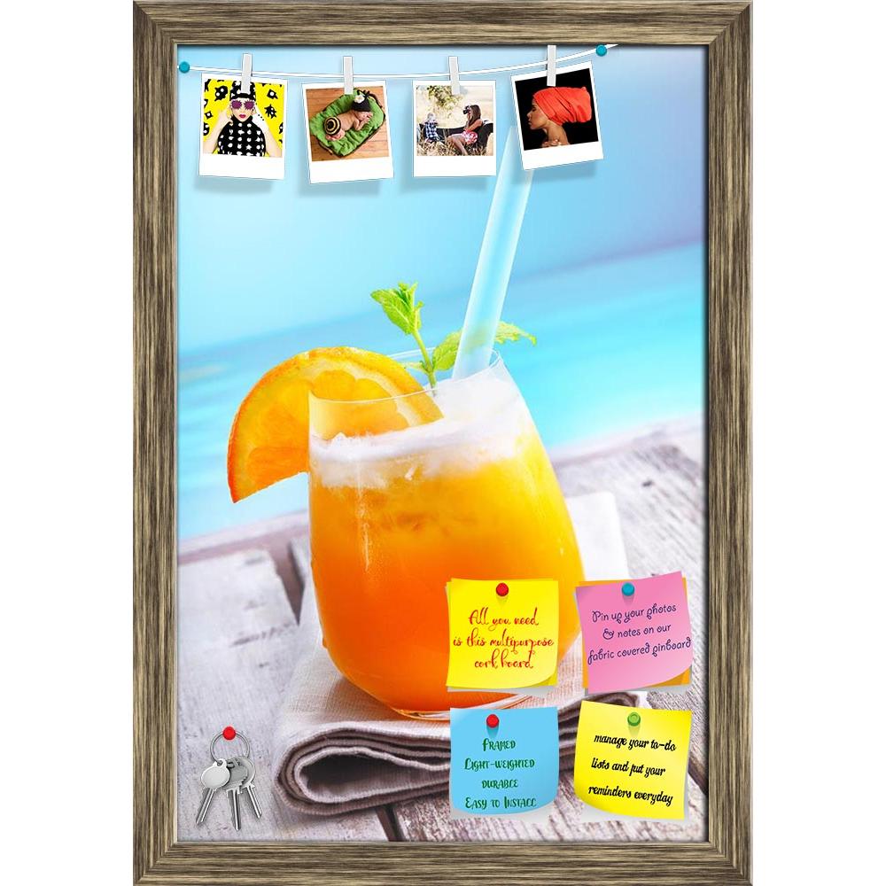 ArtzFolio Cocktail Standing on a Wooden Deck Printed Bulletin Board Notice Pin Board Soft Board | Framed-Bulletin Boards Framed-AZ5005812BLB_FR_RF_R-0-Image Code 5005812 Vishnu Image Folio Pvt Ltd, IC 5005812, ArtzFolio, Bulletin Boards Framed, Food & Beverage, Photography, cocktail, standing, on, a, wooden, deck, printed, bulletin, board, notice, pin, soft, framed, orange, vacation, wood, summer, fruit, fresh, ice, happy, holiday, sun, glass, healthy, juice, ocean, sea, water, cold, jetty, beach, seaside, 