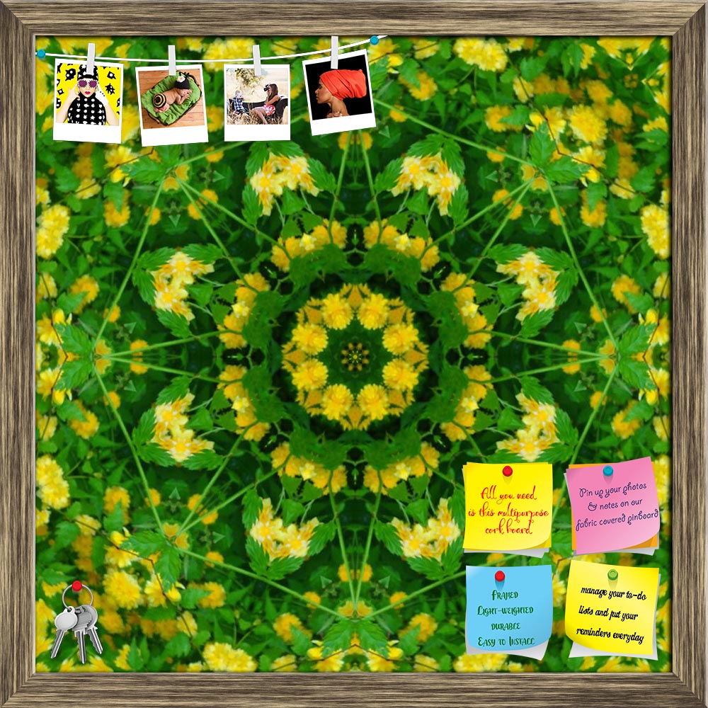 ArtzFolio Spring Mandala Flower Printed Bulletin Board Notice Pin Board Soft Board | Framed-Bulletin Boards Framed-AZ5005830BLB_FR_RF_R-0-Image Code 5005830 Vishnu Image Folio Pvt Ltd, IC 5005830, ArtzFolio, Bulletin Boards Framed, Abstract, Traditional, Digital Art, spring, mandala, flower, printed, bulletin, board, notice, pin, soft, framed, green, yellow, fresh, art, background, backdrop, decor, decoration, geometric, graphic, kaleidoscope, kaleidoscopic, circle, round, symmetry, wallpaper, artistic, cen