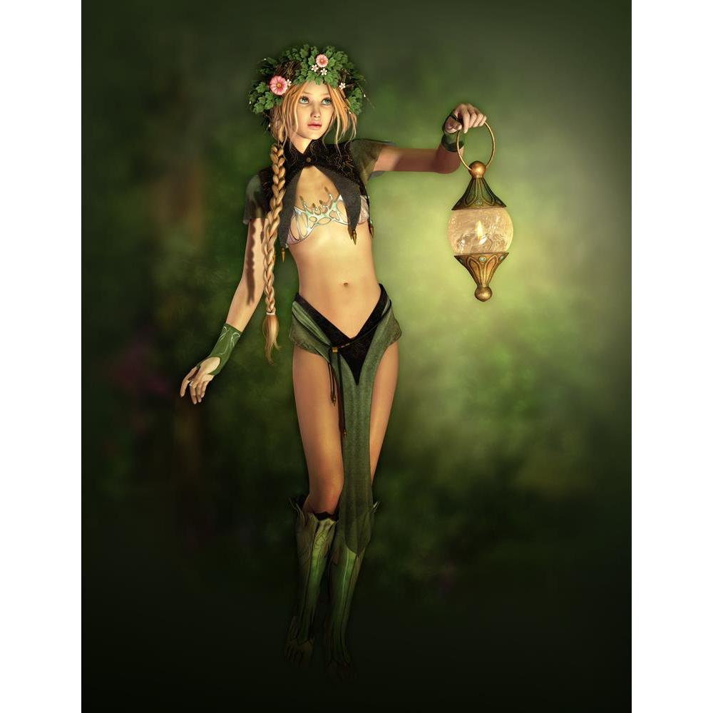 ArtzFolio Cute Forest Fairy With A Lantern In Her Hand Peel & Stick Vinyl Wall Sticker-Laminated Wall Stickers-AZ5005839ART_UN_RF_R-0-Image Code 5005839 Vishnu Image Folio Pvt Ltd, IC 5005839, ArtzFolio, Laminated Wall Stickers, Fantasy, Figurative, Digital Art, cute, forest, fairy, with, a, lantern, in, her, hand, peel, stick, vinyl, wall, sticker, for, bedroom, large, size, decal, drawing, room, living, decorative, big, waterproof, home, office, reception, pitaara, box, designer, prints, kids, pvc, amazon