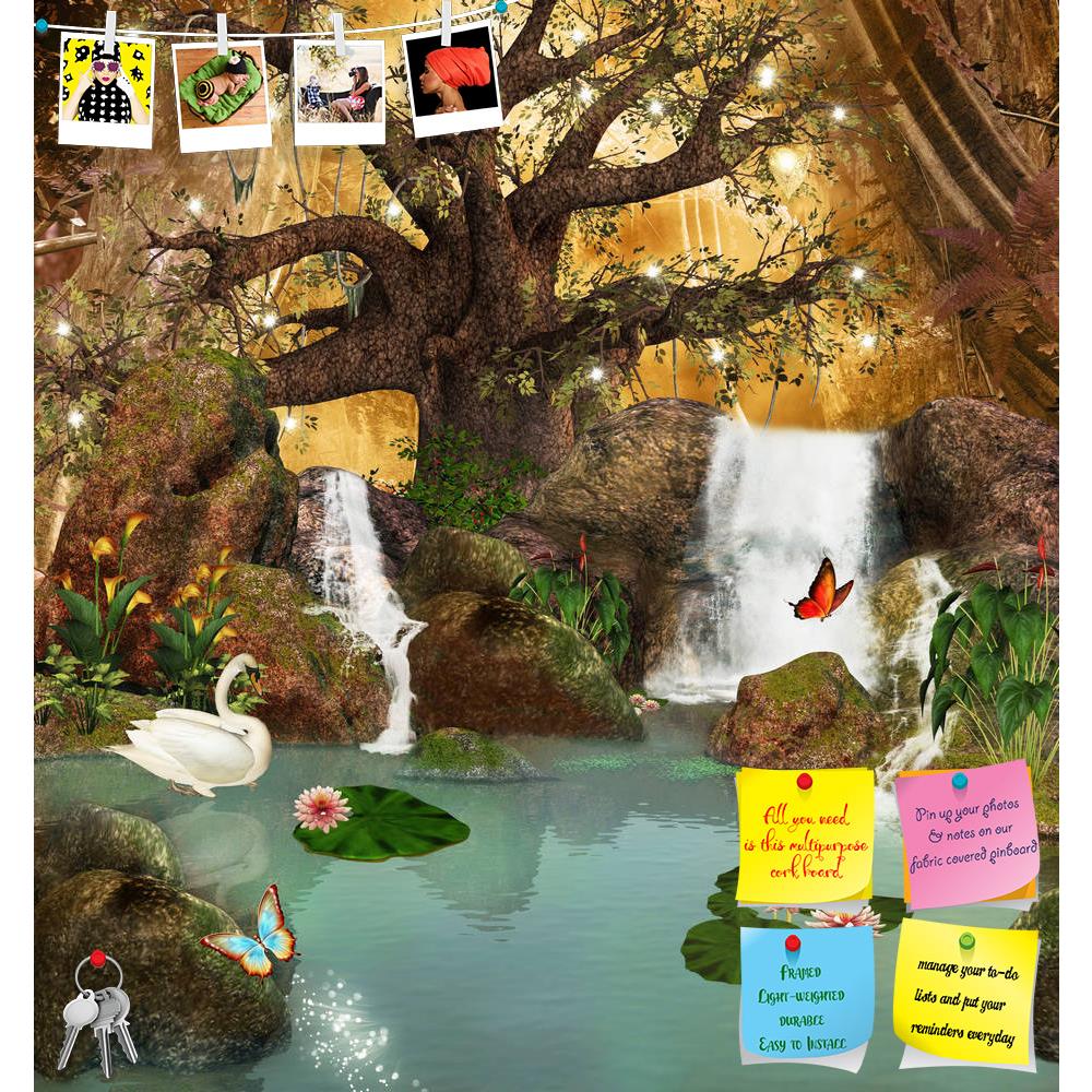 ArtzFolio Lake In The Middle Of The Forest Printed Bulletin Board Notice Pin Board Soft Board | Frameless-Bulletin Boards Frameless-AZ5005841BLB_FL_RF_R-0-Image Code 5005841 Vishnu Image Folio Pvt Ltd, IC 5005841, ArtzFolio, Bulletin Boards Frameless, Conceptual, Landscapes, Digital Art, lake, in, the, middle, of, forest, printed, bulletin, board, notice, pin, soft, frameless, oak, swan, tree, bird, pond, moss, wood, mere, wild, tale, river, rocks, magic, calla, place, float, scene, fairy, water, lagoon, pl